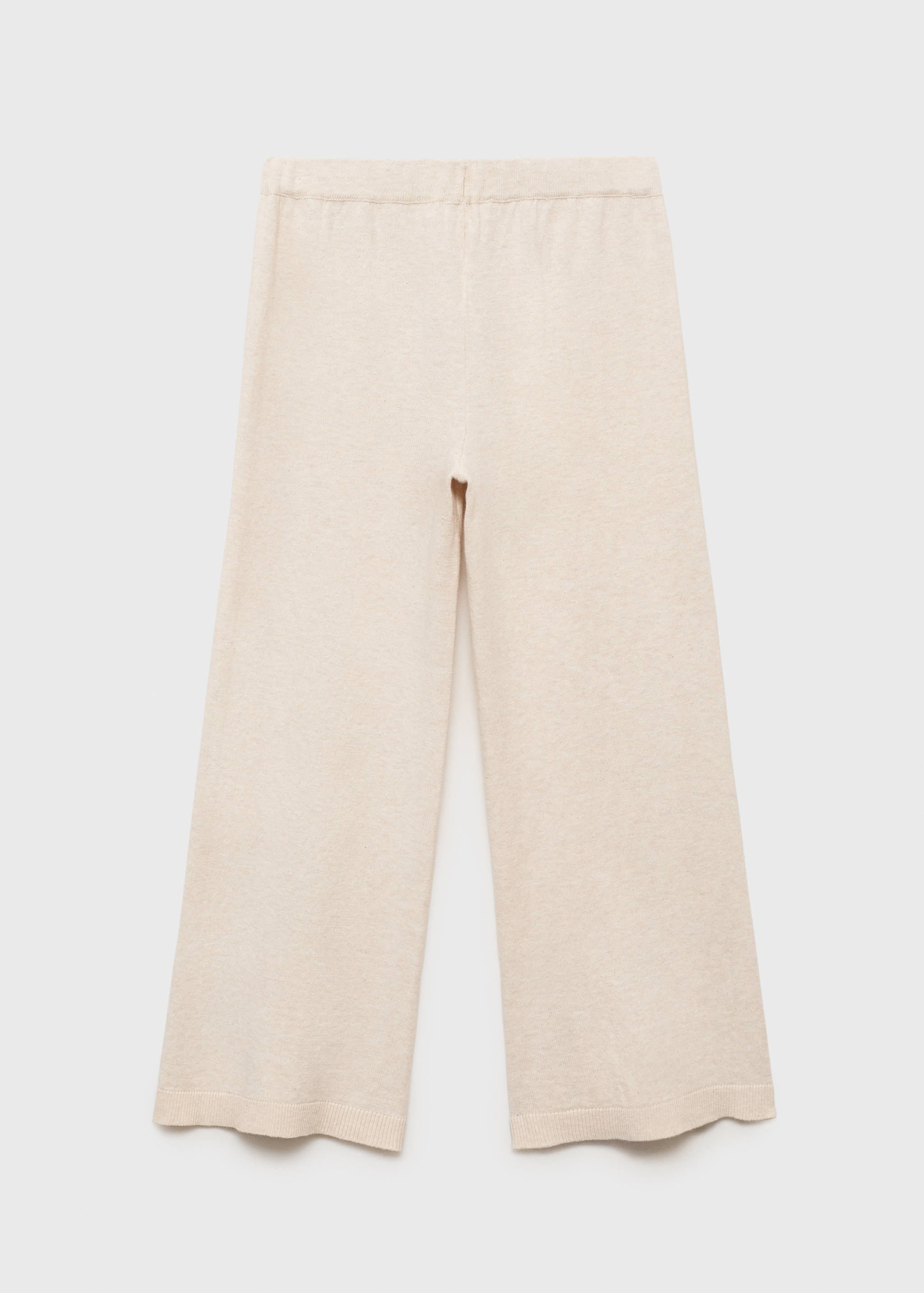 Straight cotton trousers - Reverse of the article