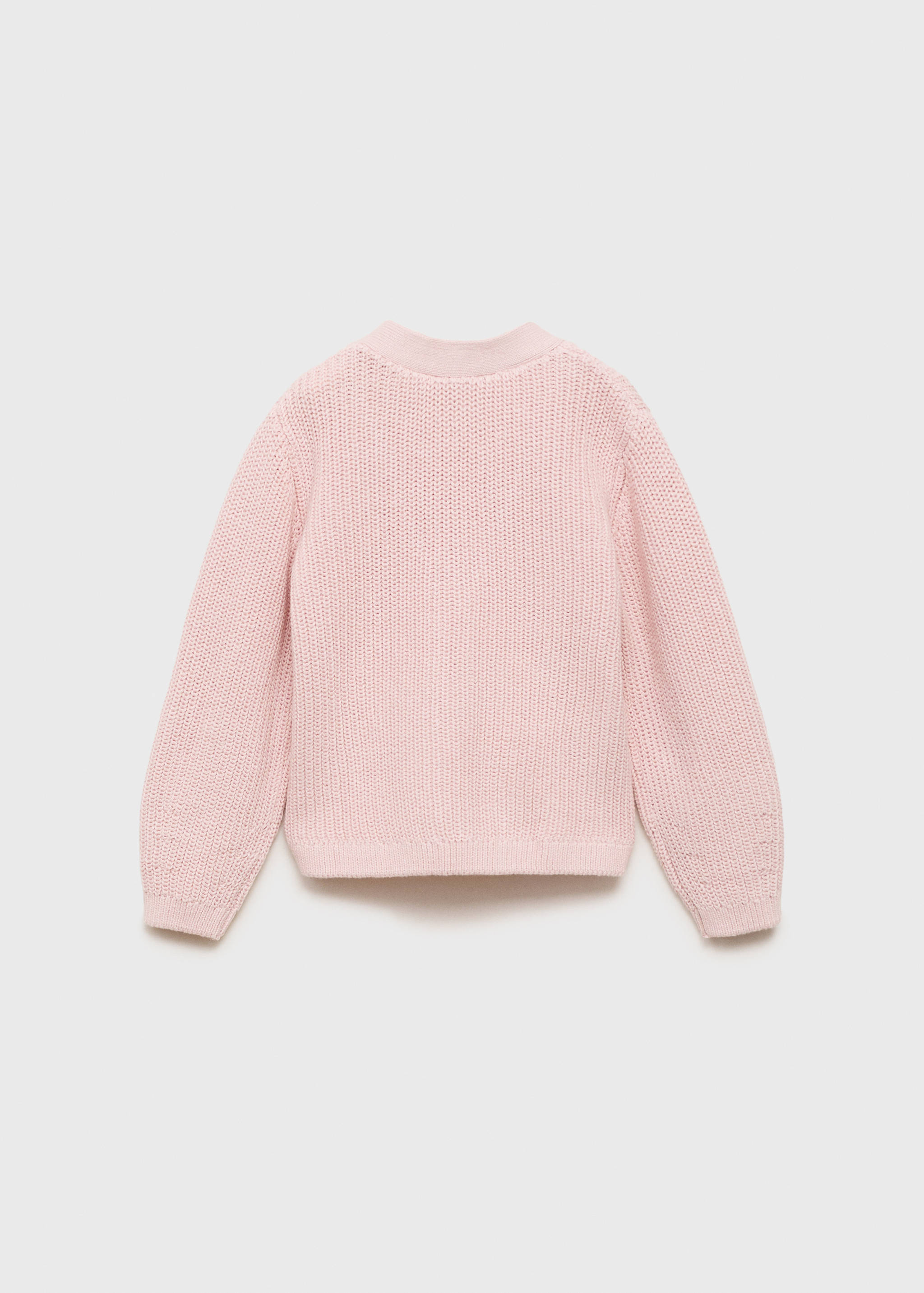 سترة صوفية محبوكة بأزرار - الجهة الخلفية للمنتج