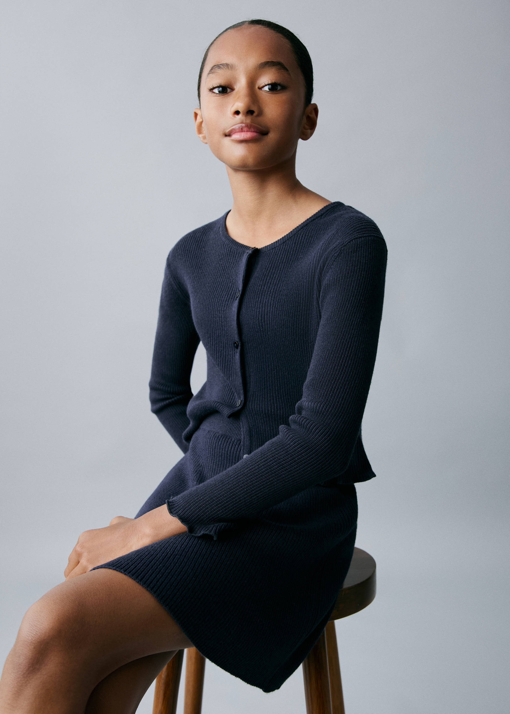 Cable knit skirt - Details of the article 1