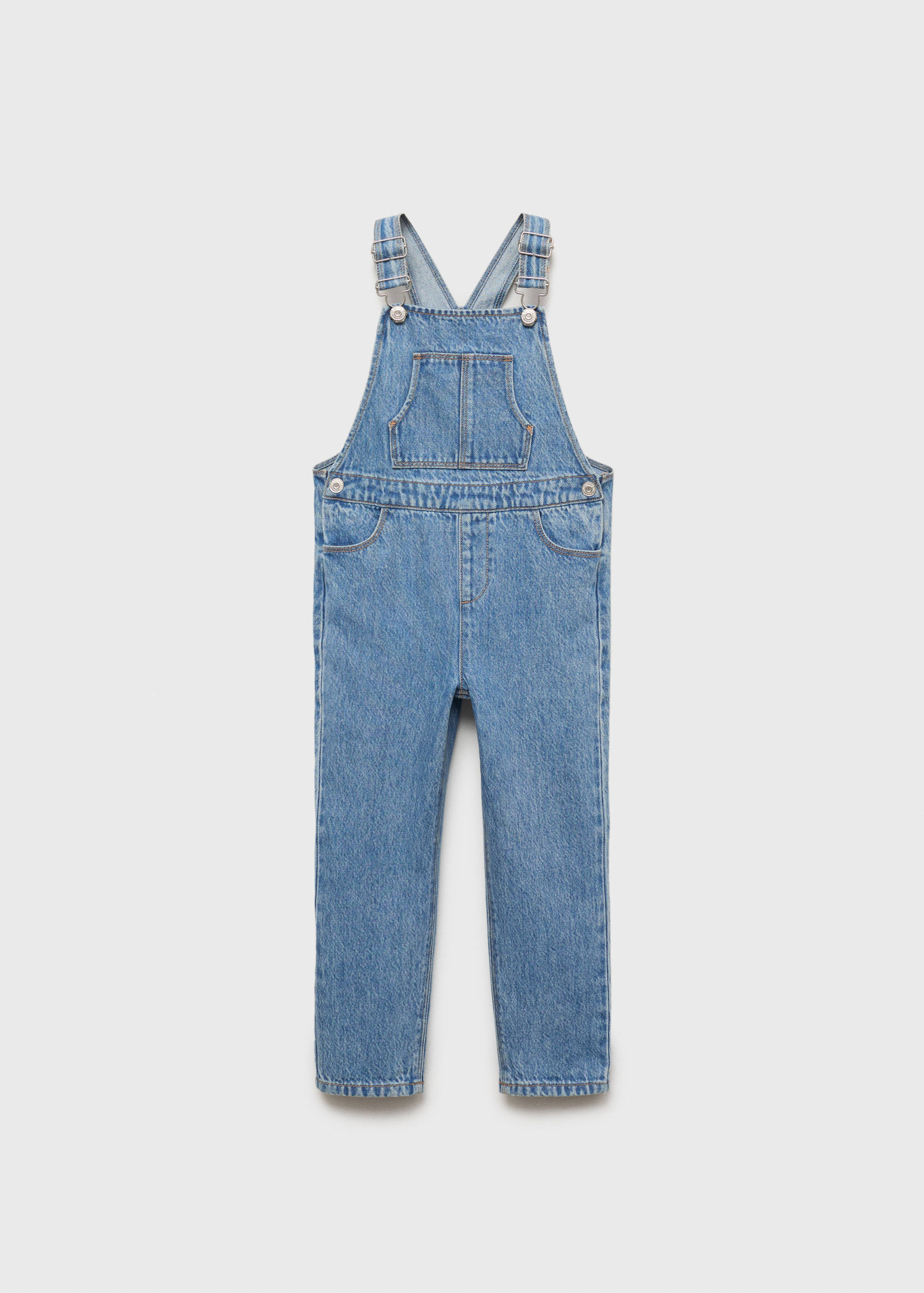 Long denim dungarees - Article without model