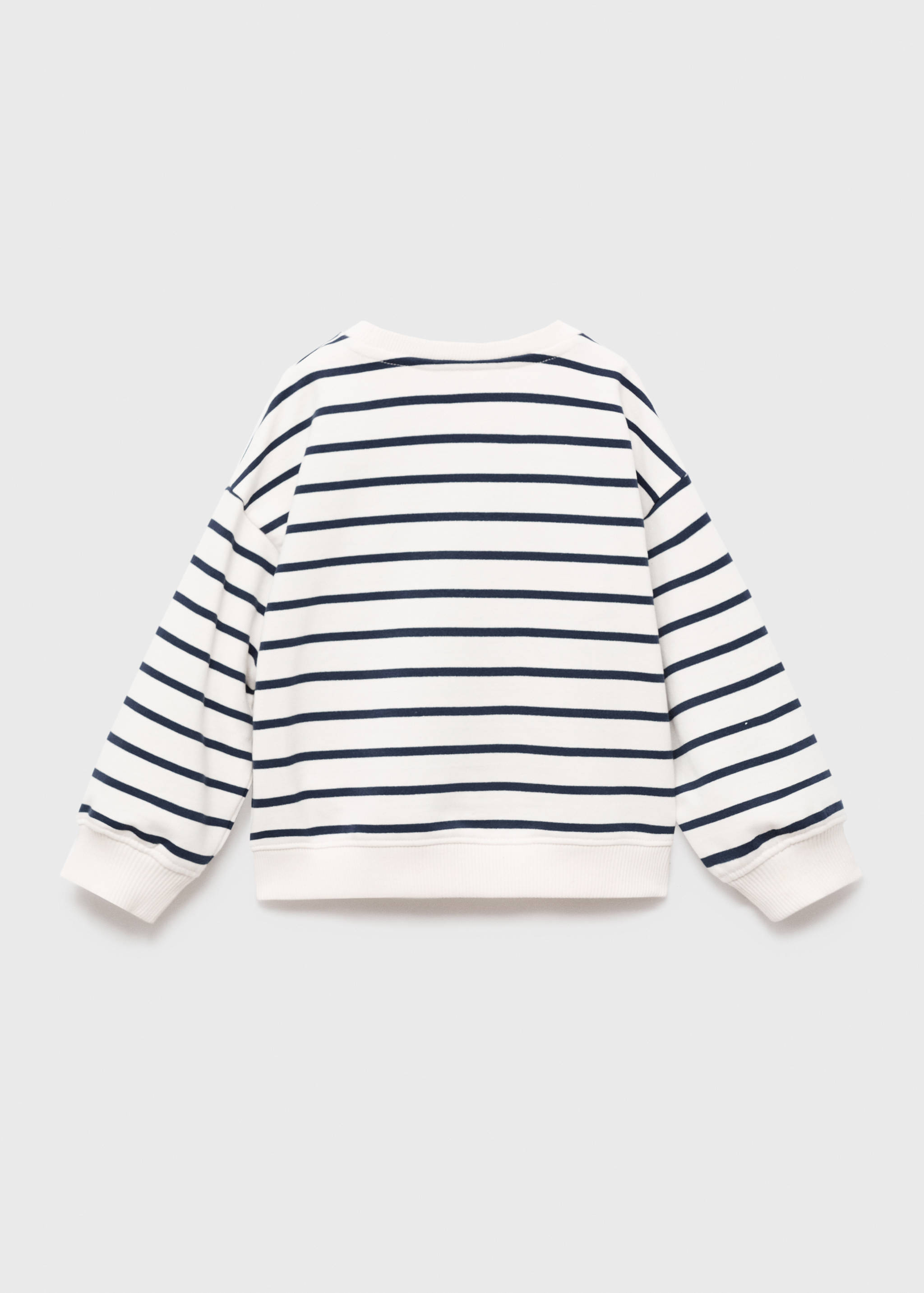 Sweatshirt with embroidered heart - Reverse of the article