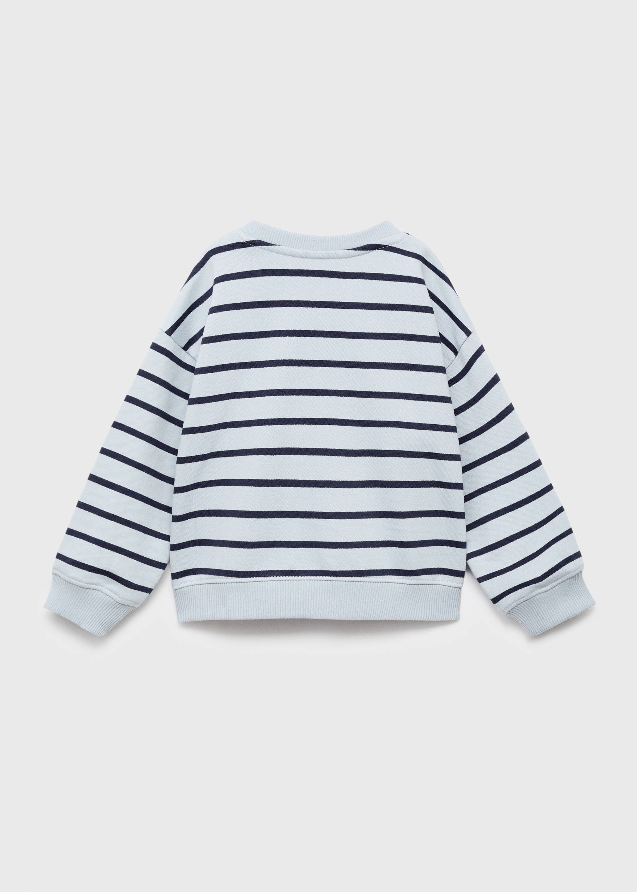 Sweatshirt with embroidered heart - Reverse of the article