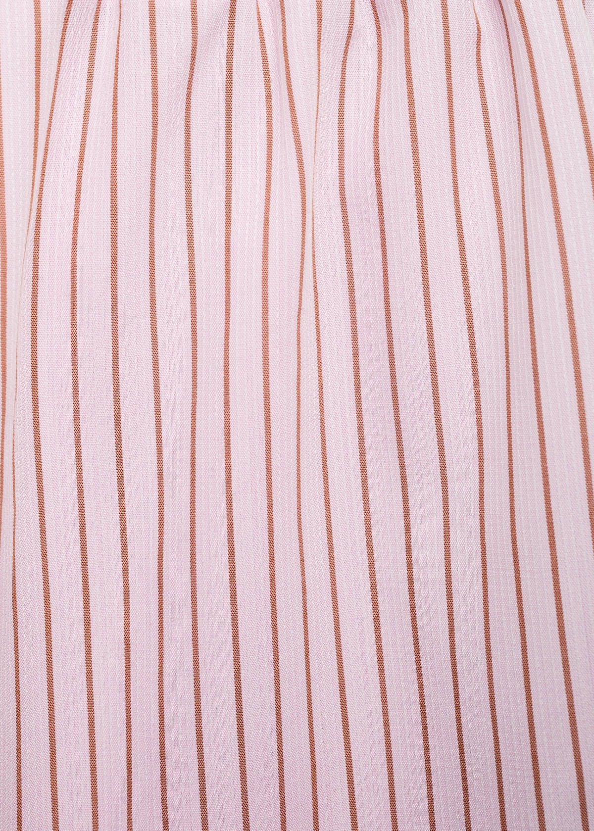 Striped cotton trousers — Pink