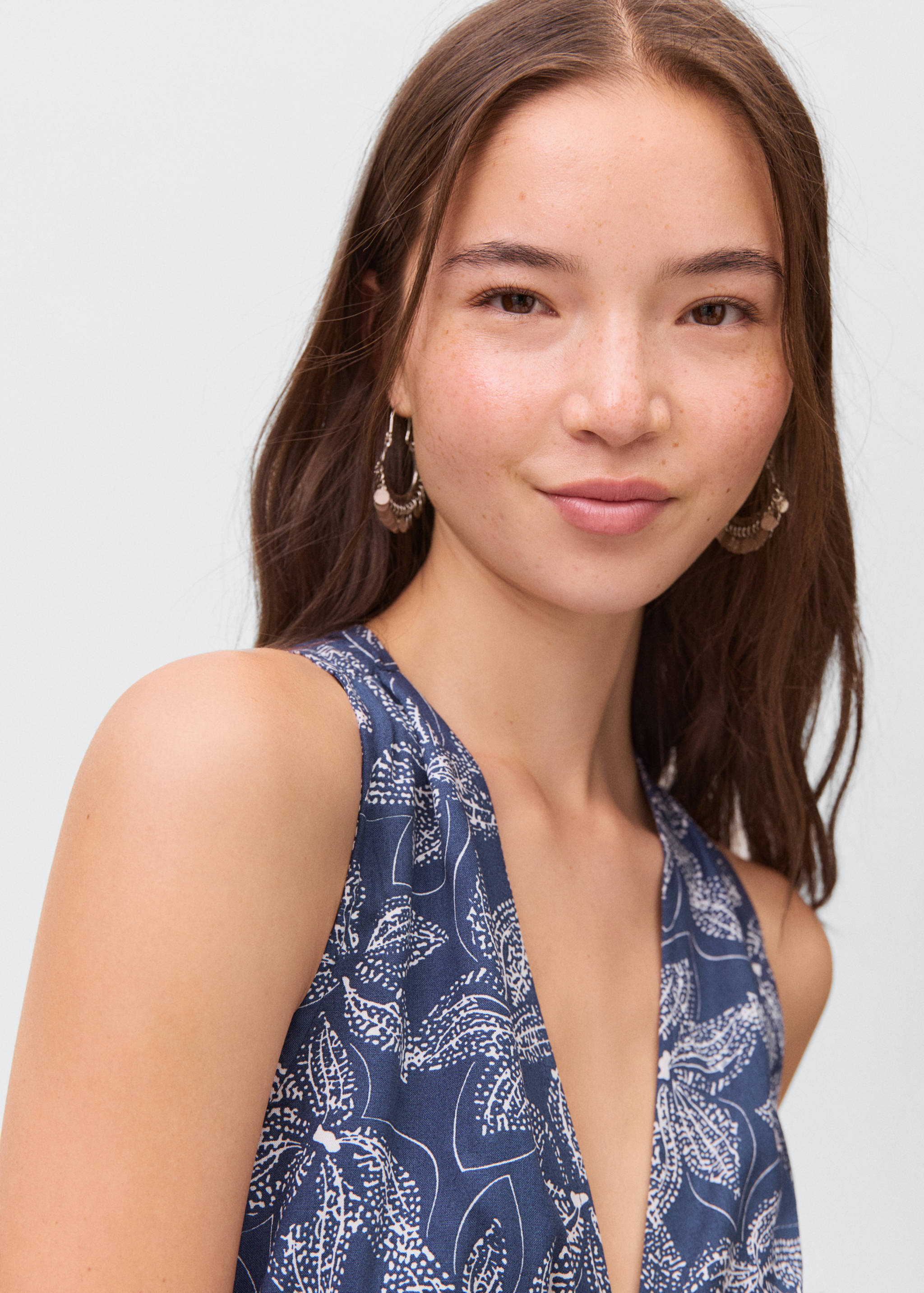 Floral chiffon top - Details of the article 1