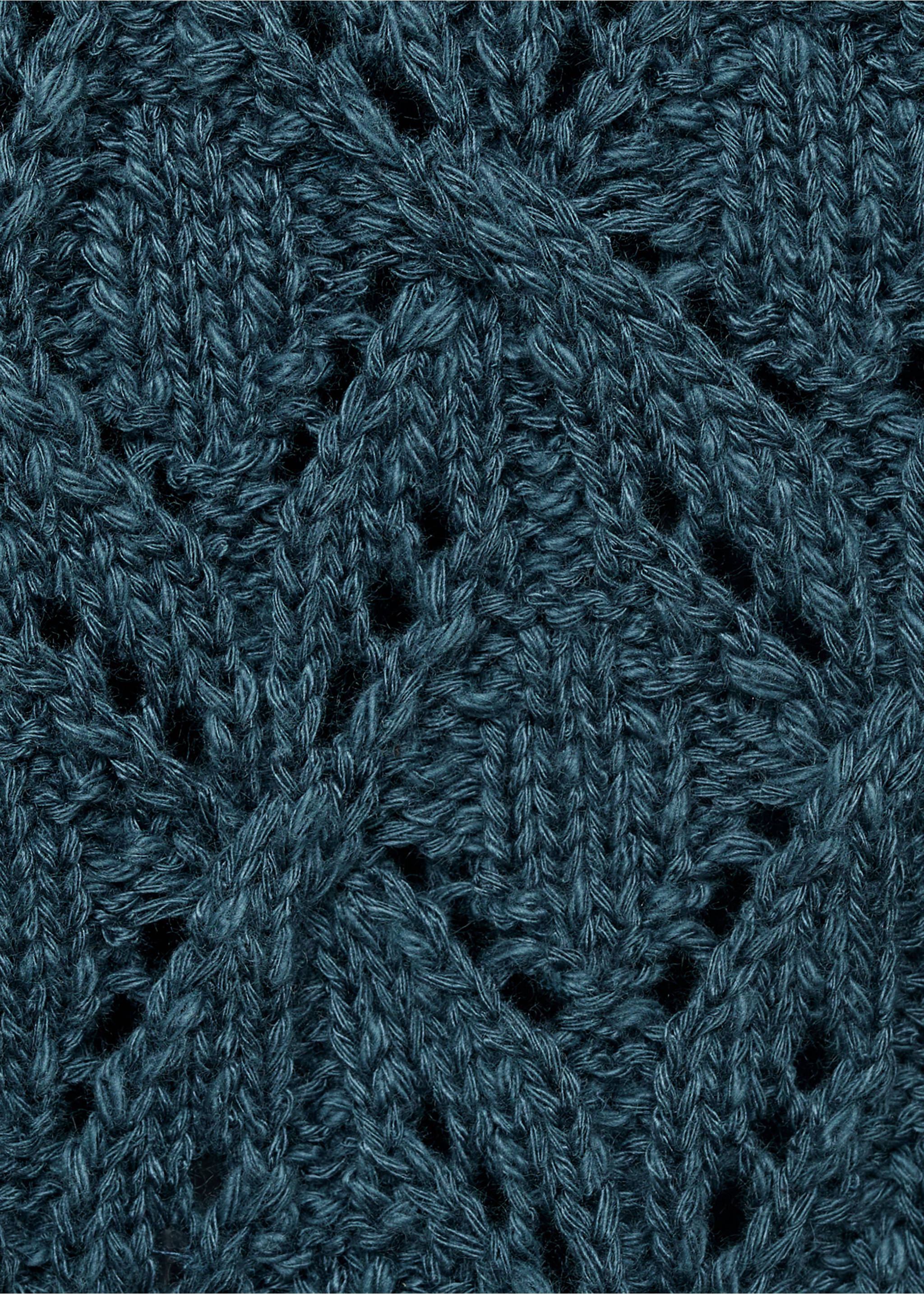 Cárdigan punto calado - Detalle del artículo 0, Azul petróleo. Ref: 17073299-00.