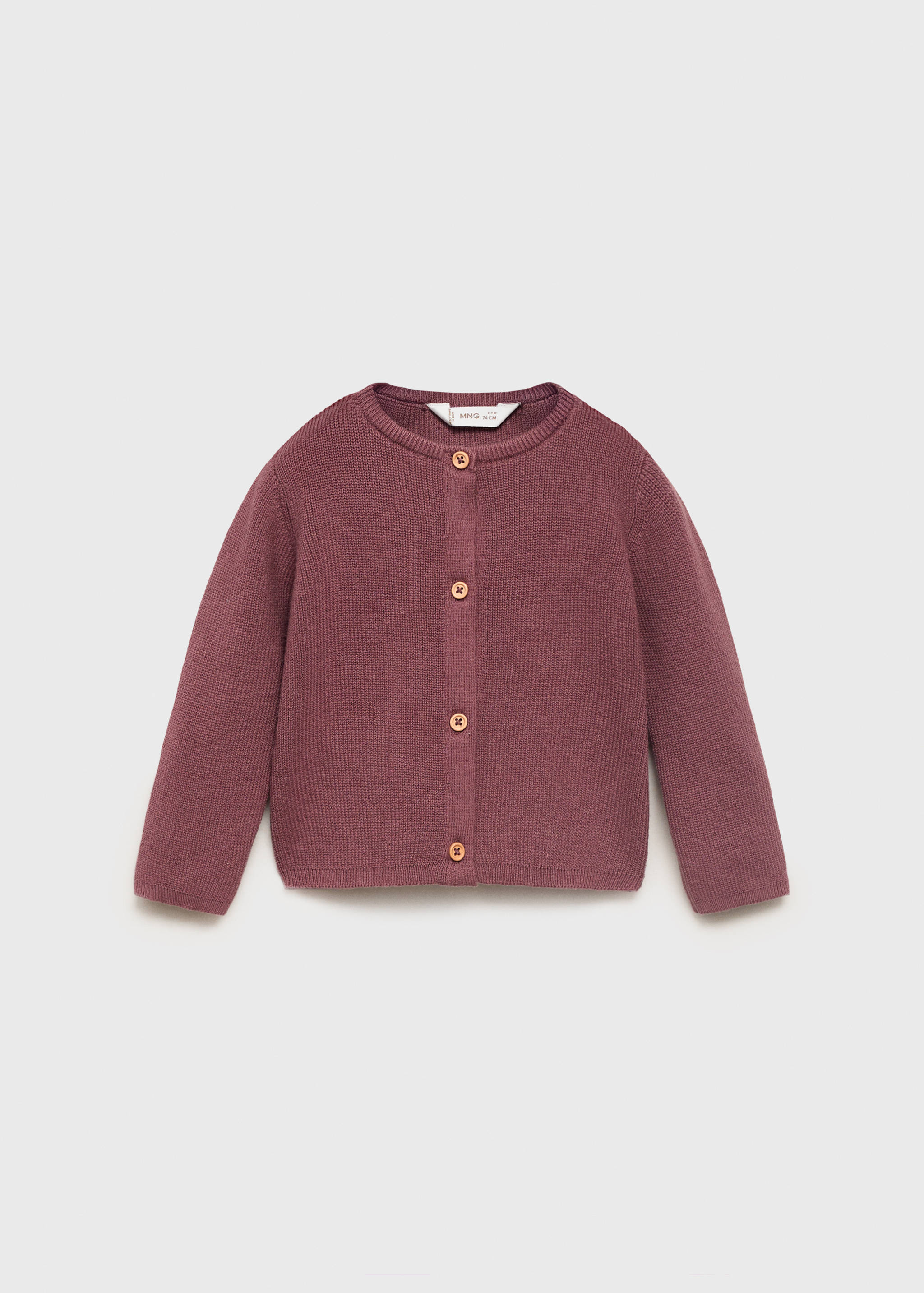 Cotton-blend cardigan - Article without model