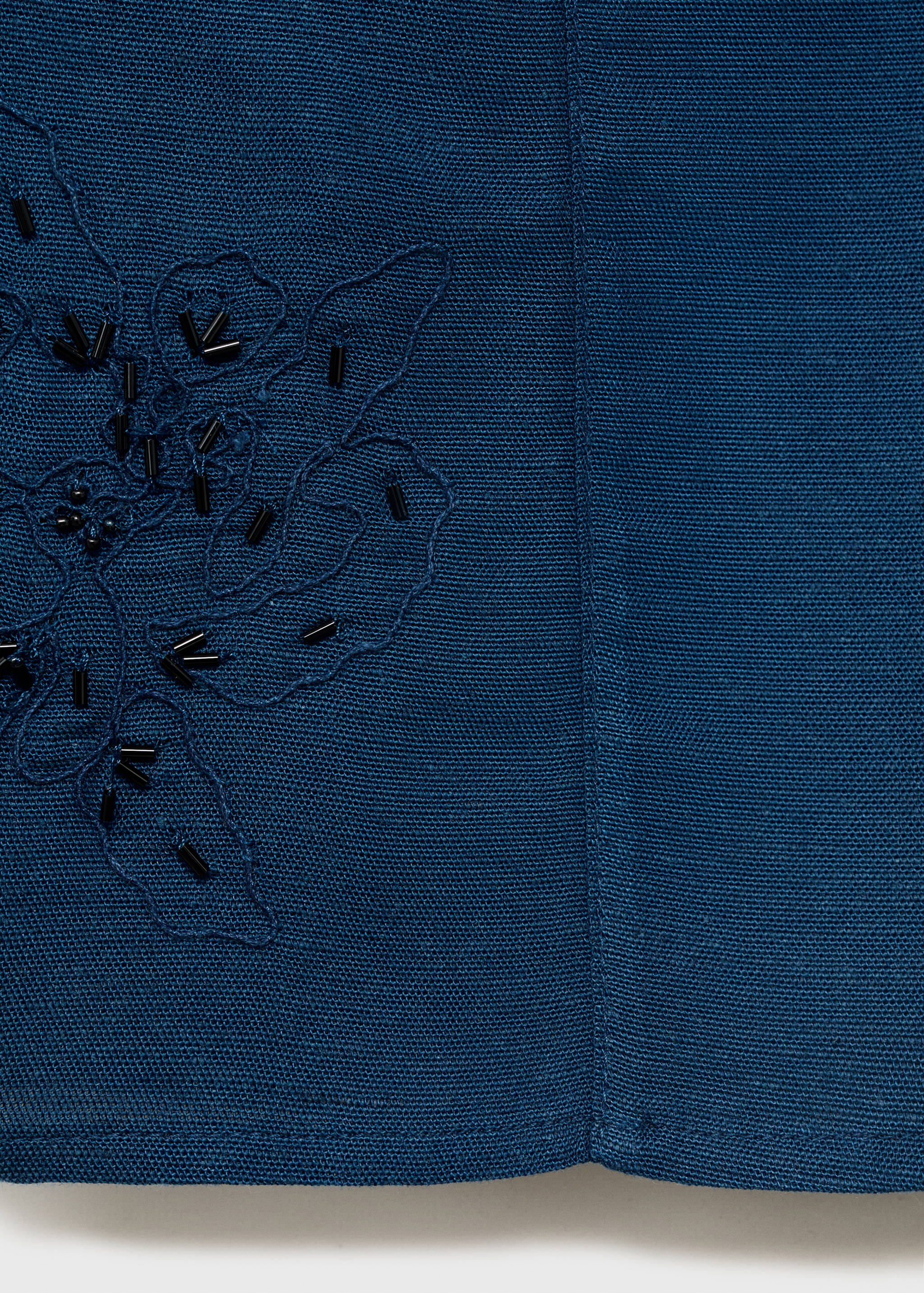 صدرية مطرزة من الكتان - تفاصيل المنتج 0