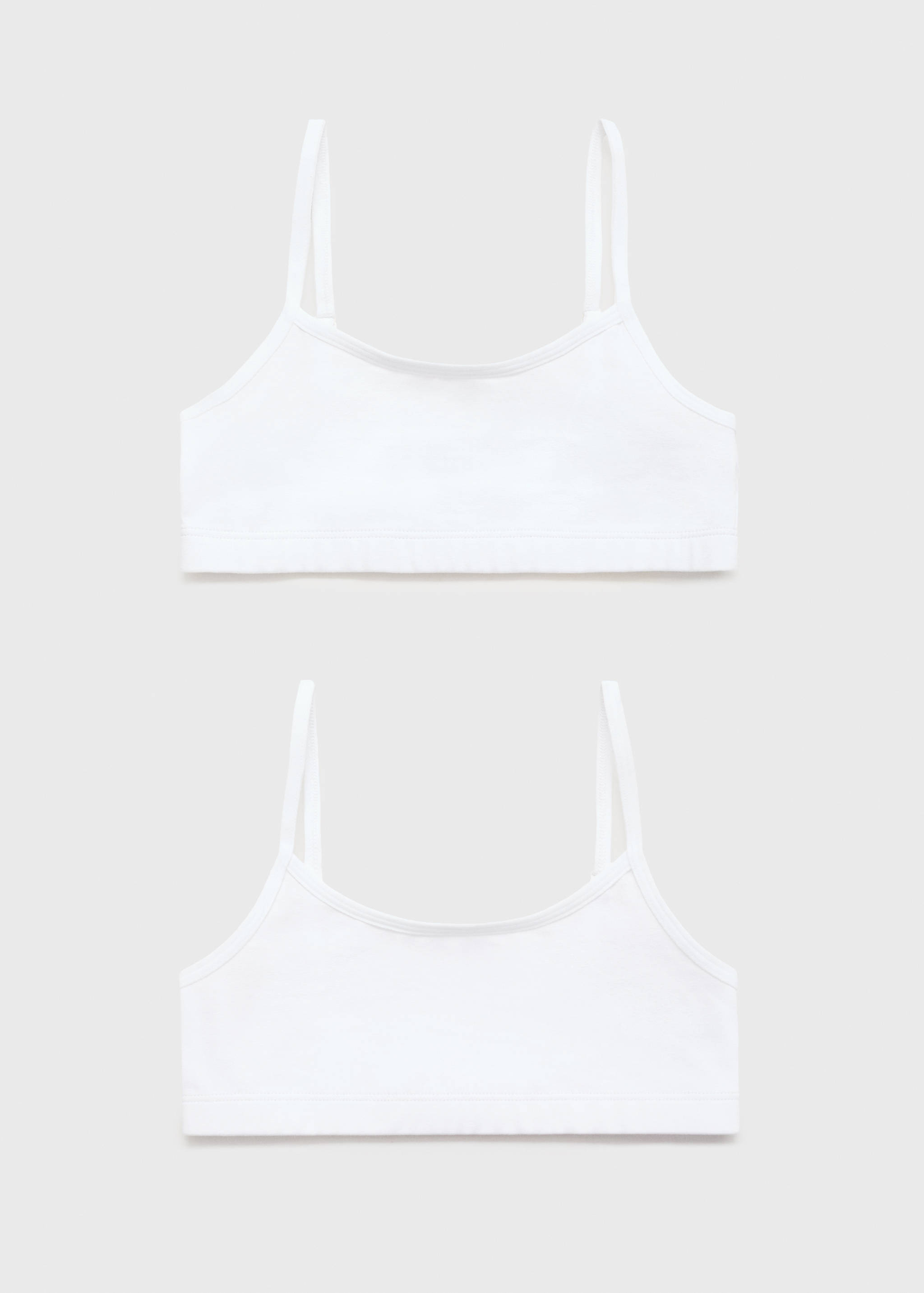 Cotton bandeau bra - Article without model