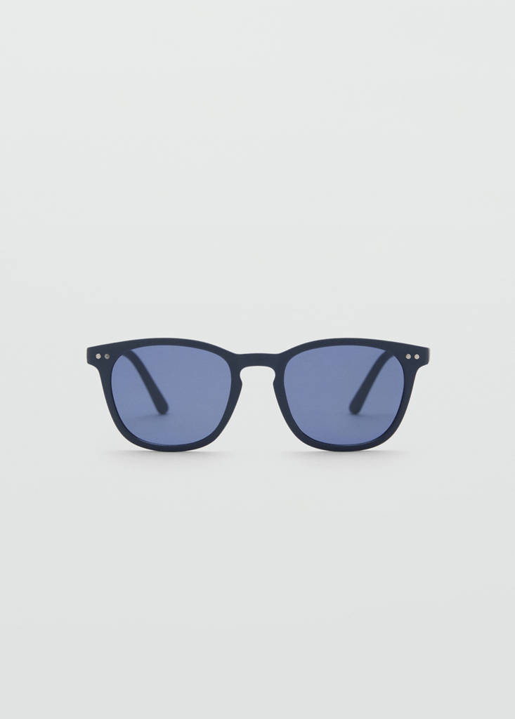 MANGO KIDS - Lunettes de soleil carrées bleu marine foncé - Taille unique - Garçon