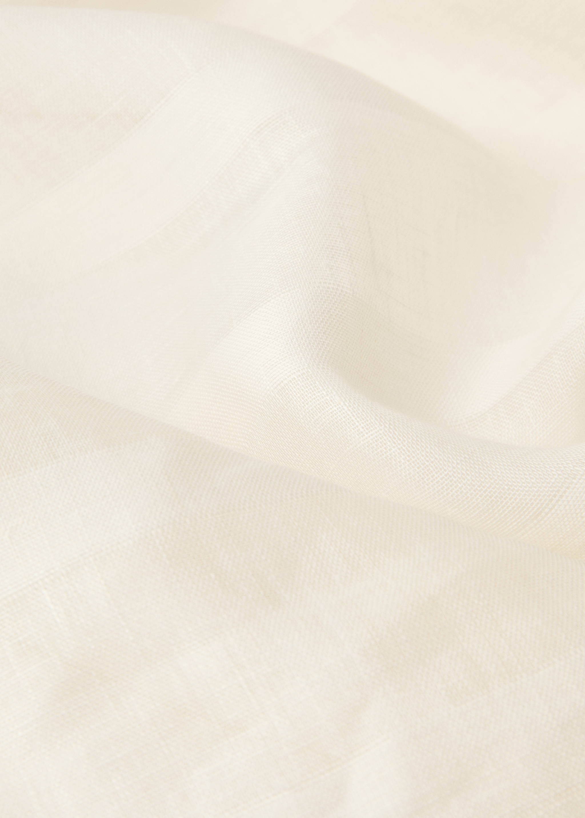 Cortina lino diseño rayas - Plano medio