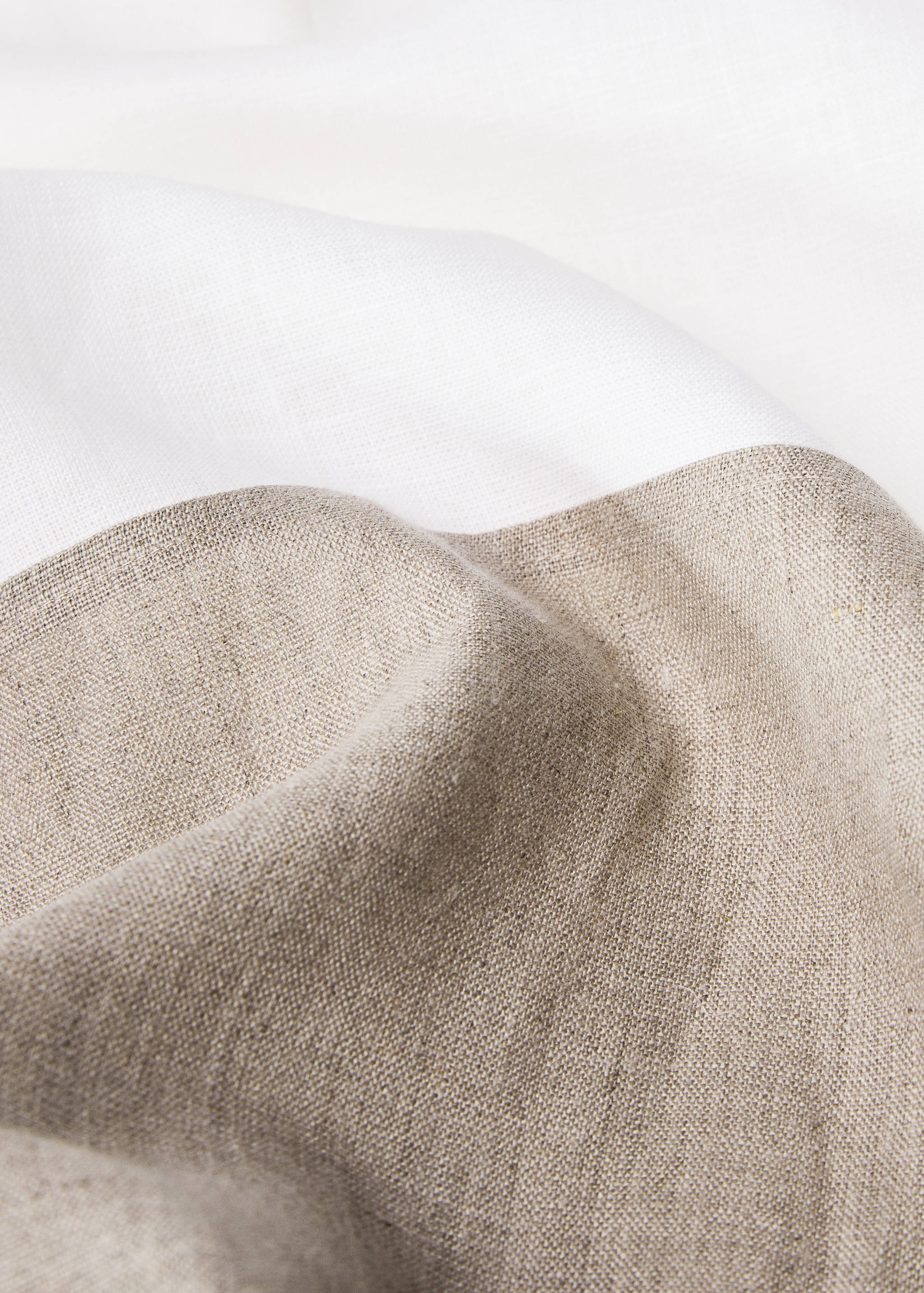 Cortina lino reversible opacidad media - Plano medio