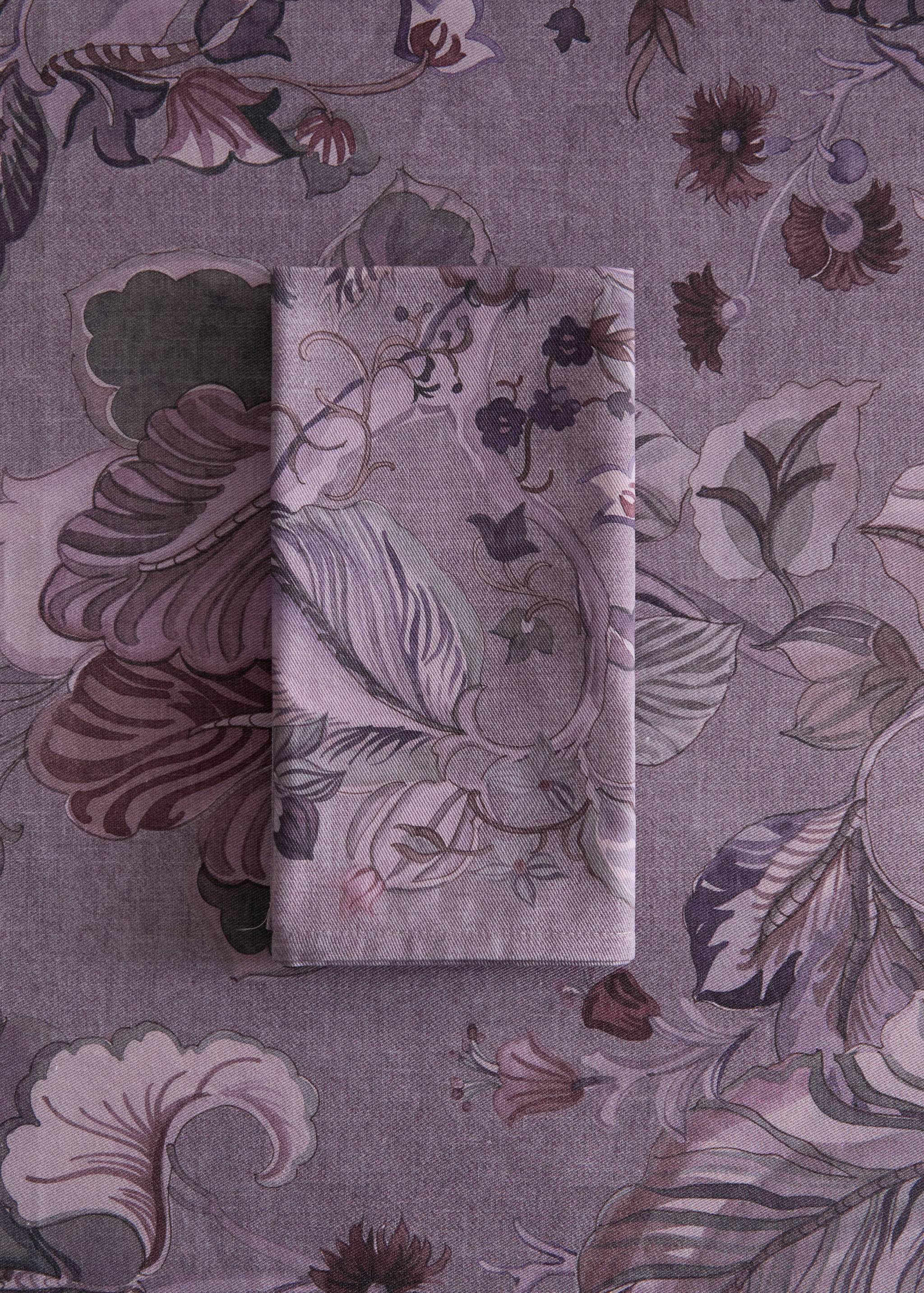 Printed cotton napkins - General plane