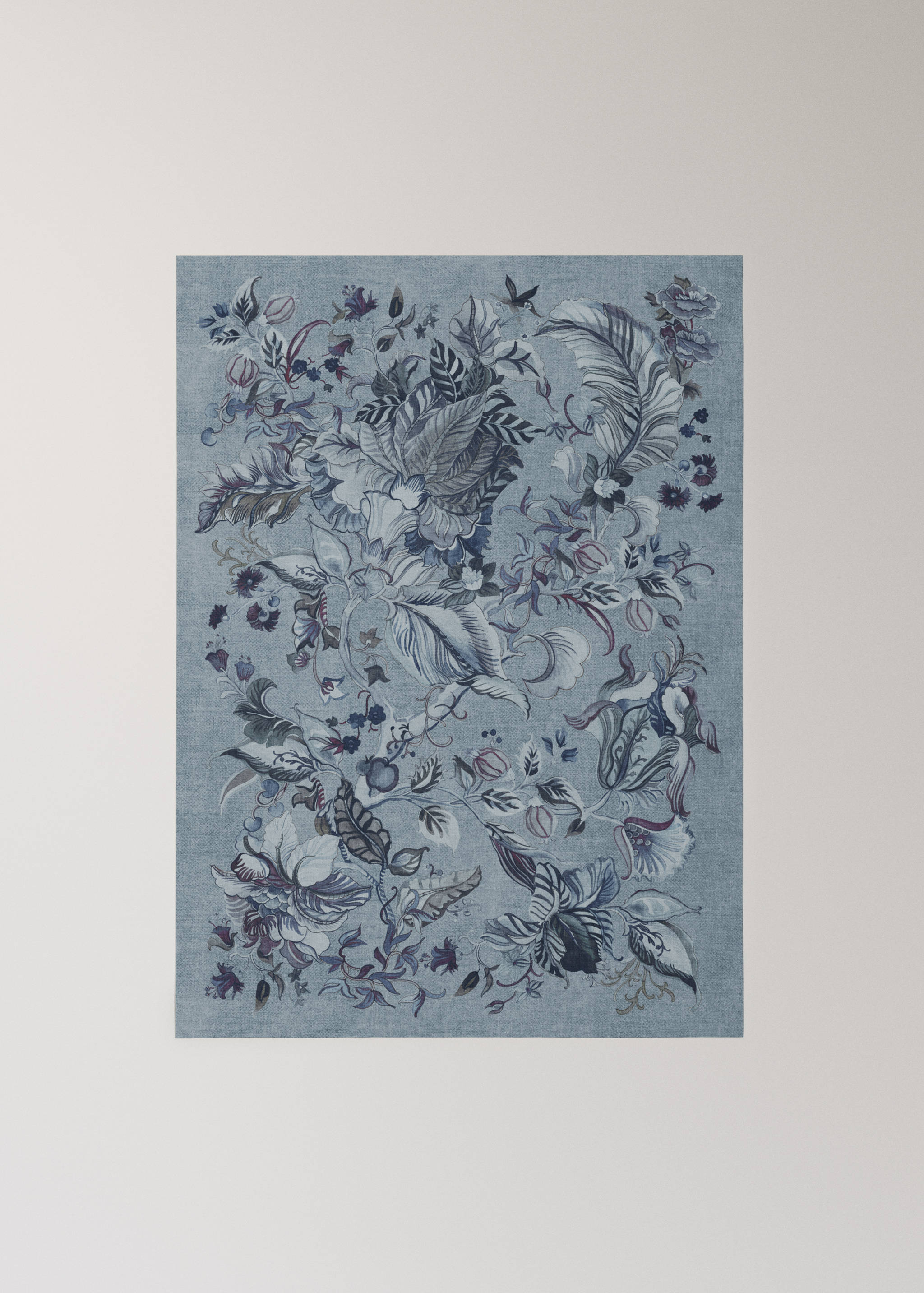 Desenli pamuklu keten mutfak bezi - Modelsiz ürün