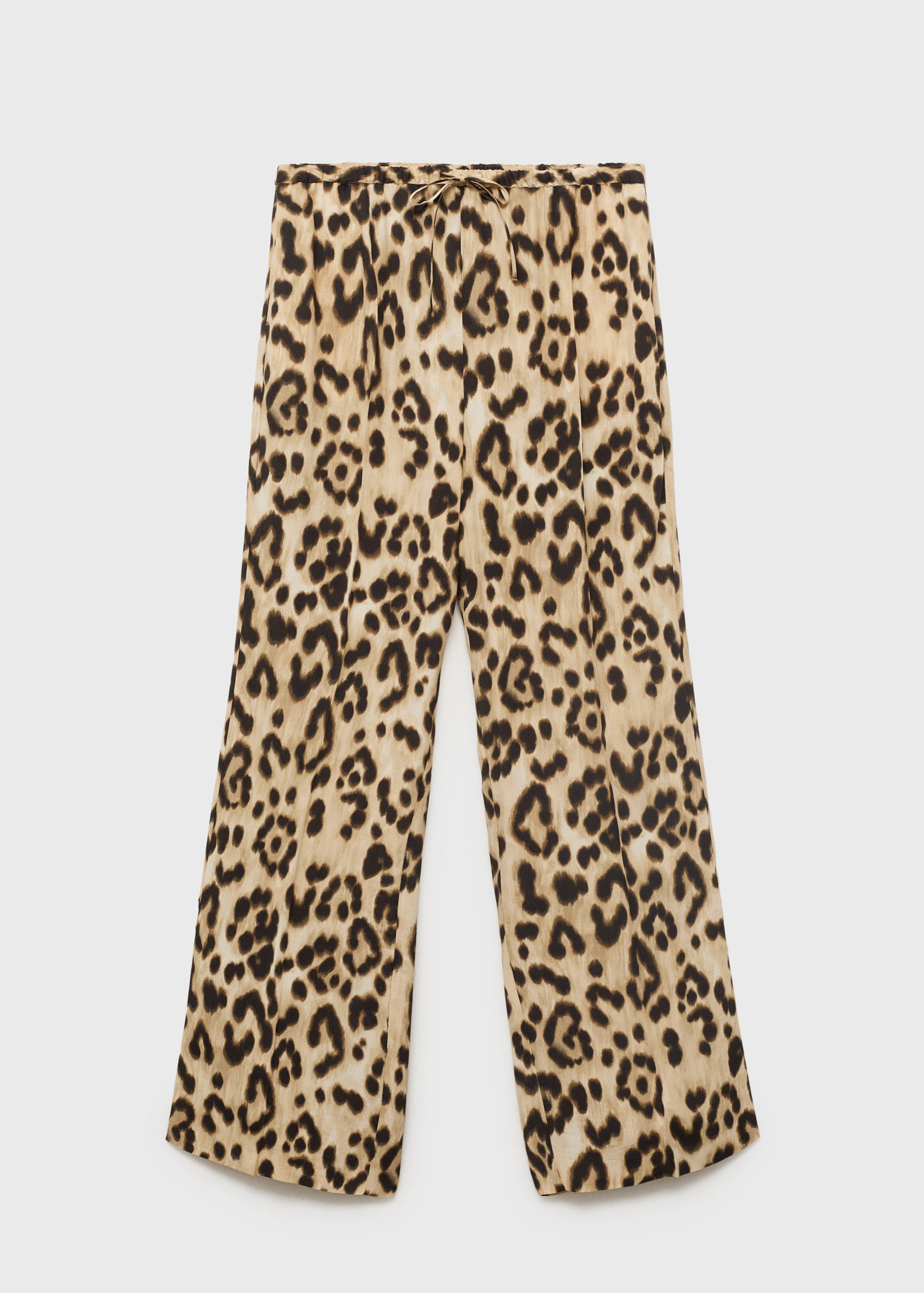 Leopard straight pants - Article without model