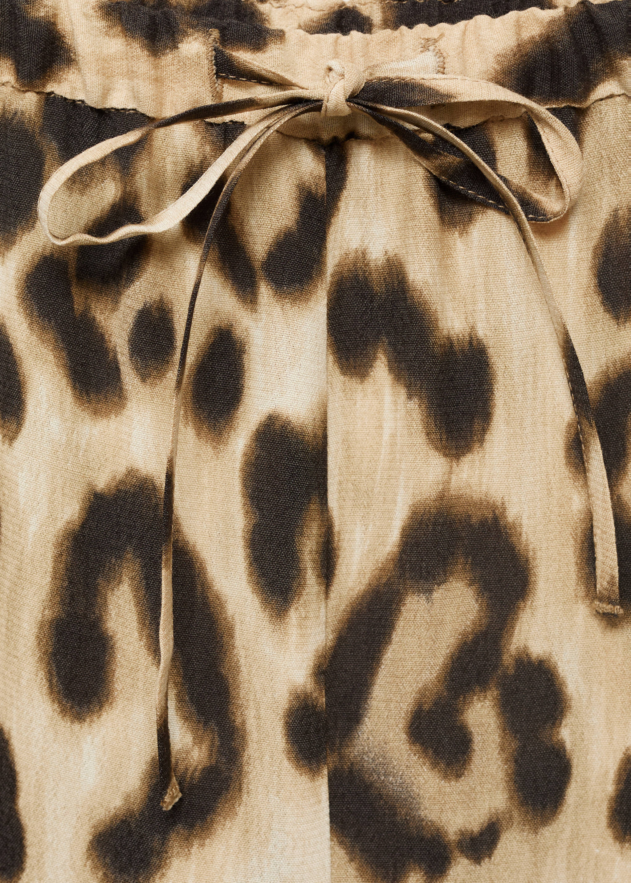 Leopard straight pants - Details of the article 8