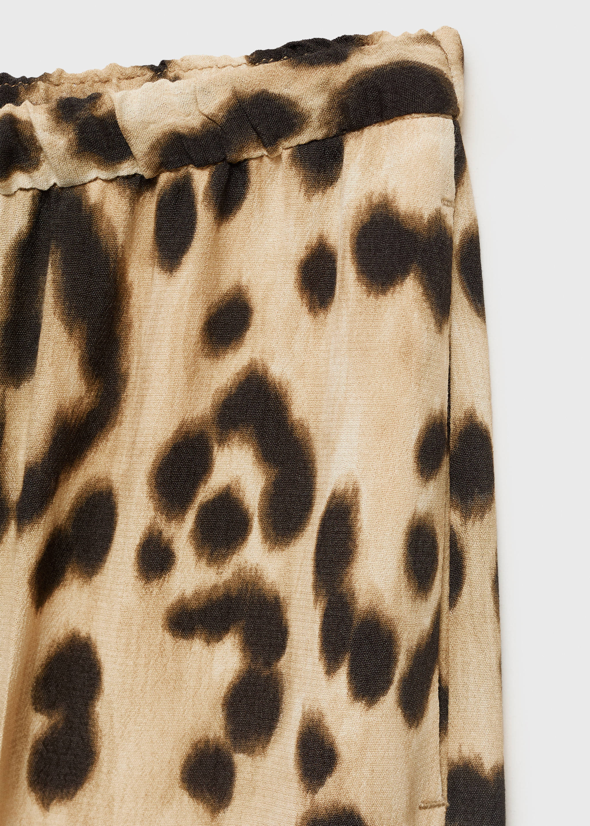 Leopard straight pants - Details of the article 0
