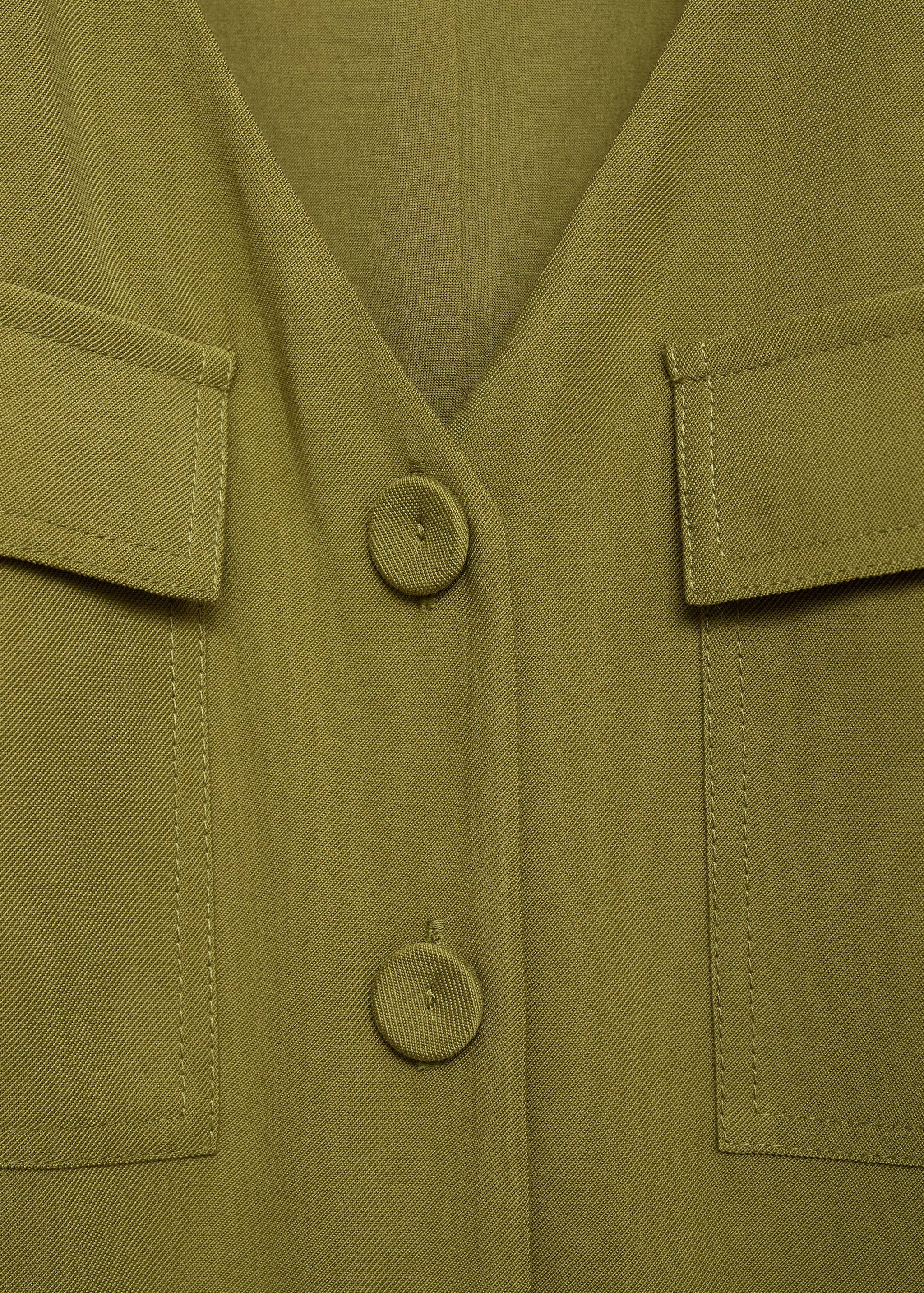 Long chest-pocket jumpsuit - Details of the article 8