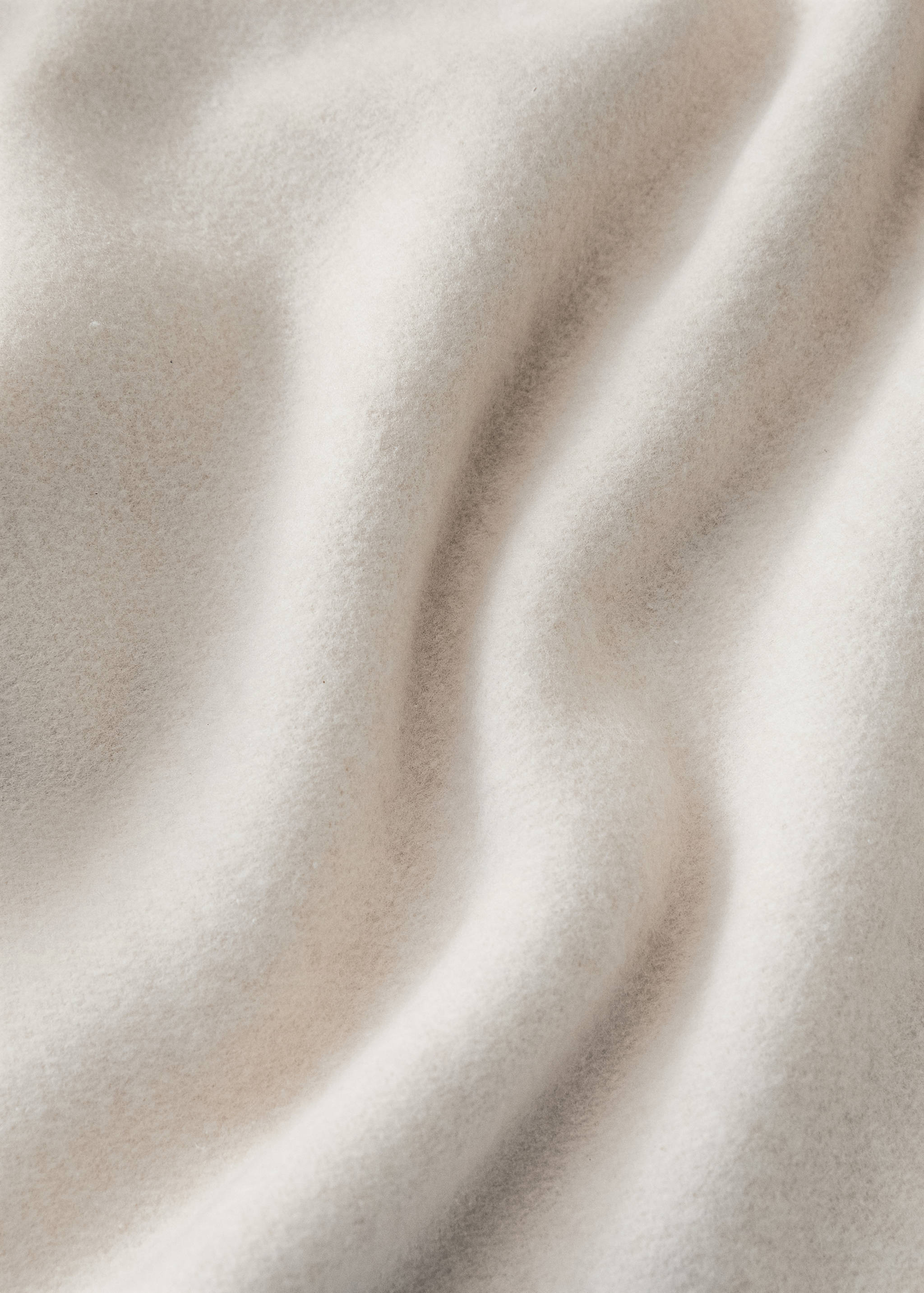 Double-sided cotton blanket with fringes - Details of the article 1