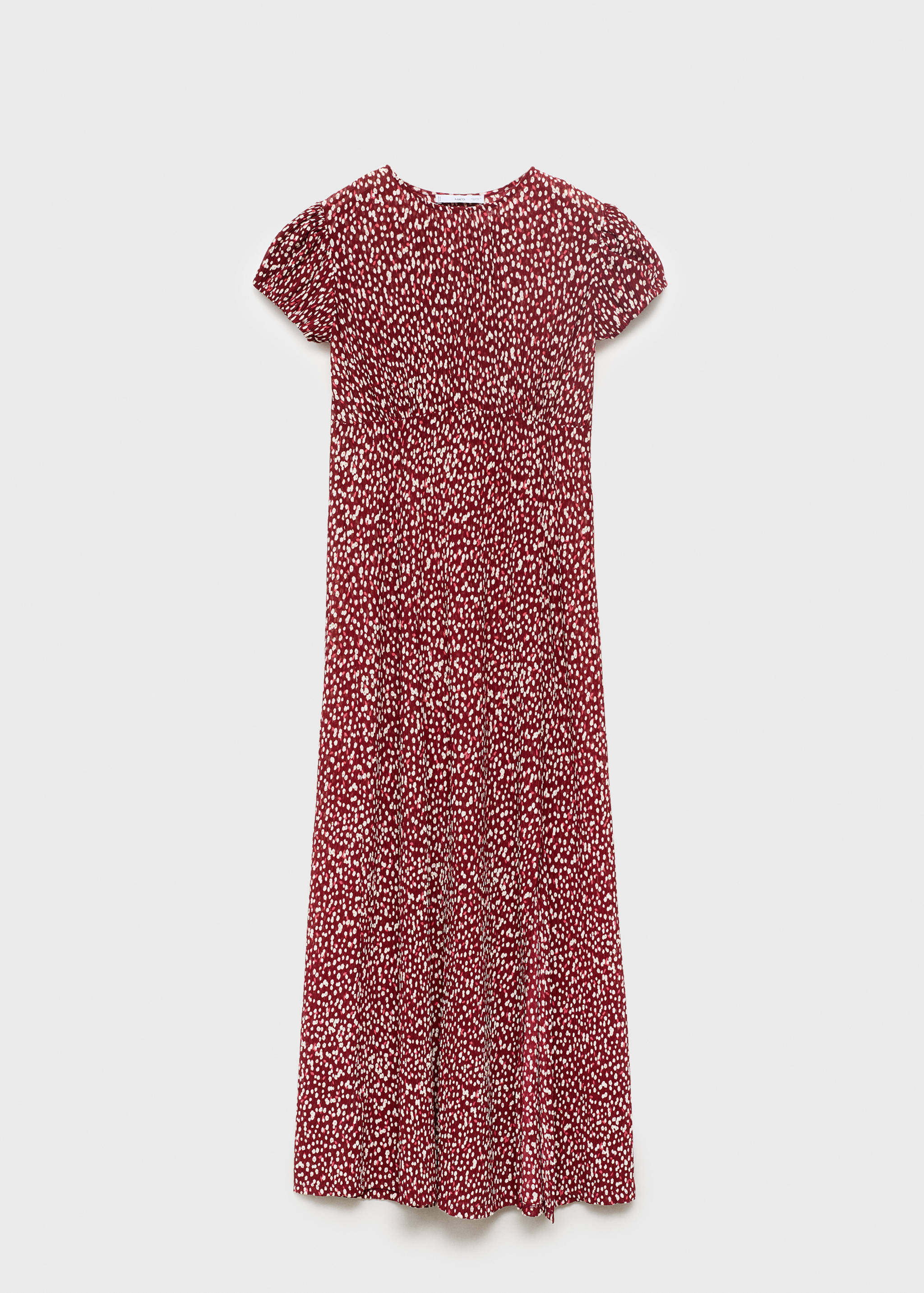 Printed dress with side opening - Article without model