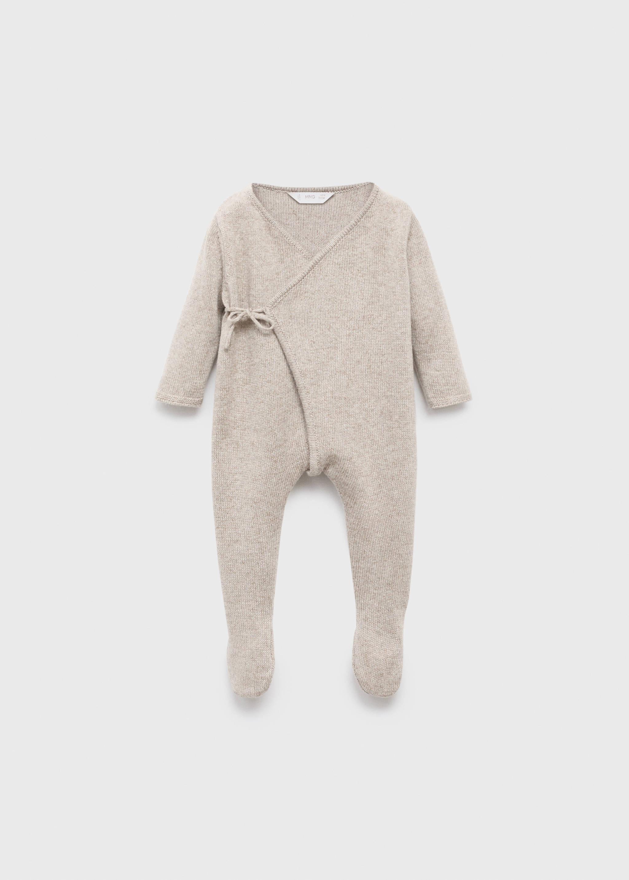 Jumpsuit with cross-over stitch - Article without model