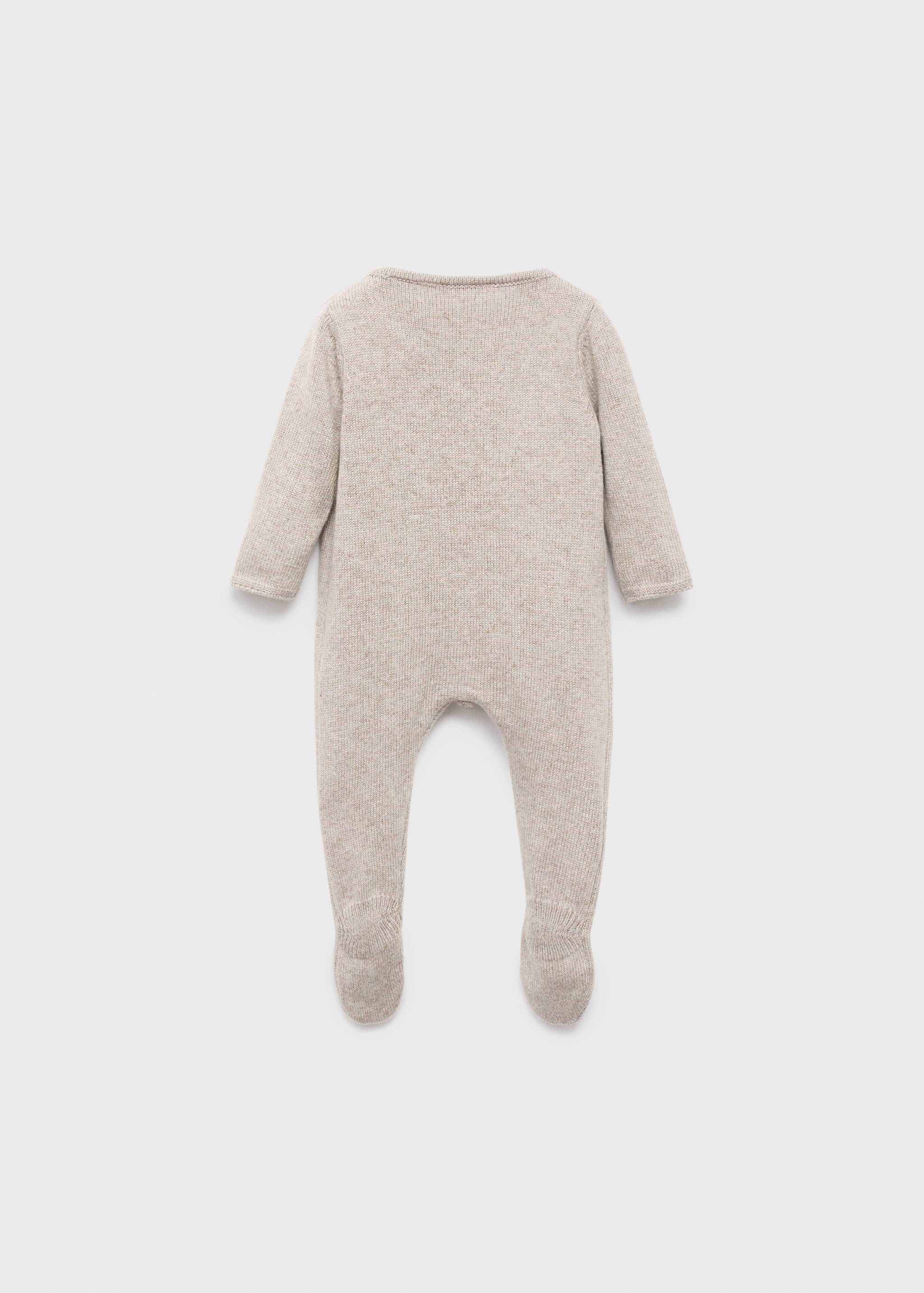 Jumpsuit with cross-over stitch - Reverse of the article