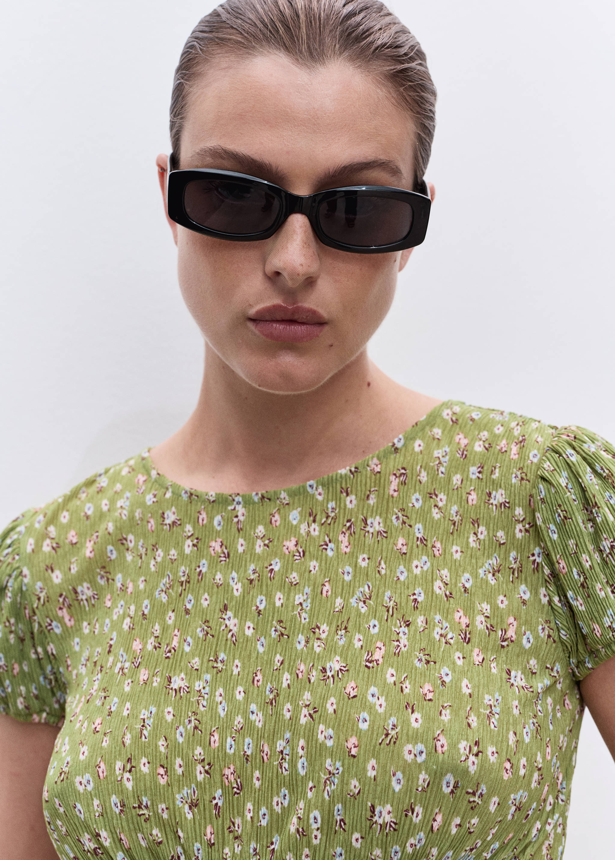 Blommig mammaklänning med tryck - Detaljer om artikeln 1