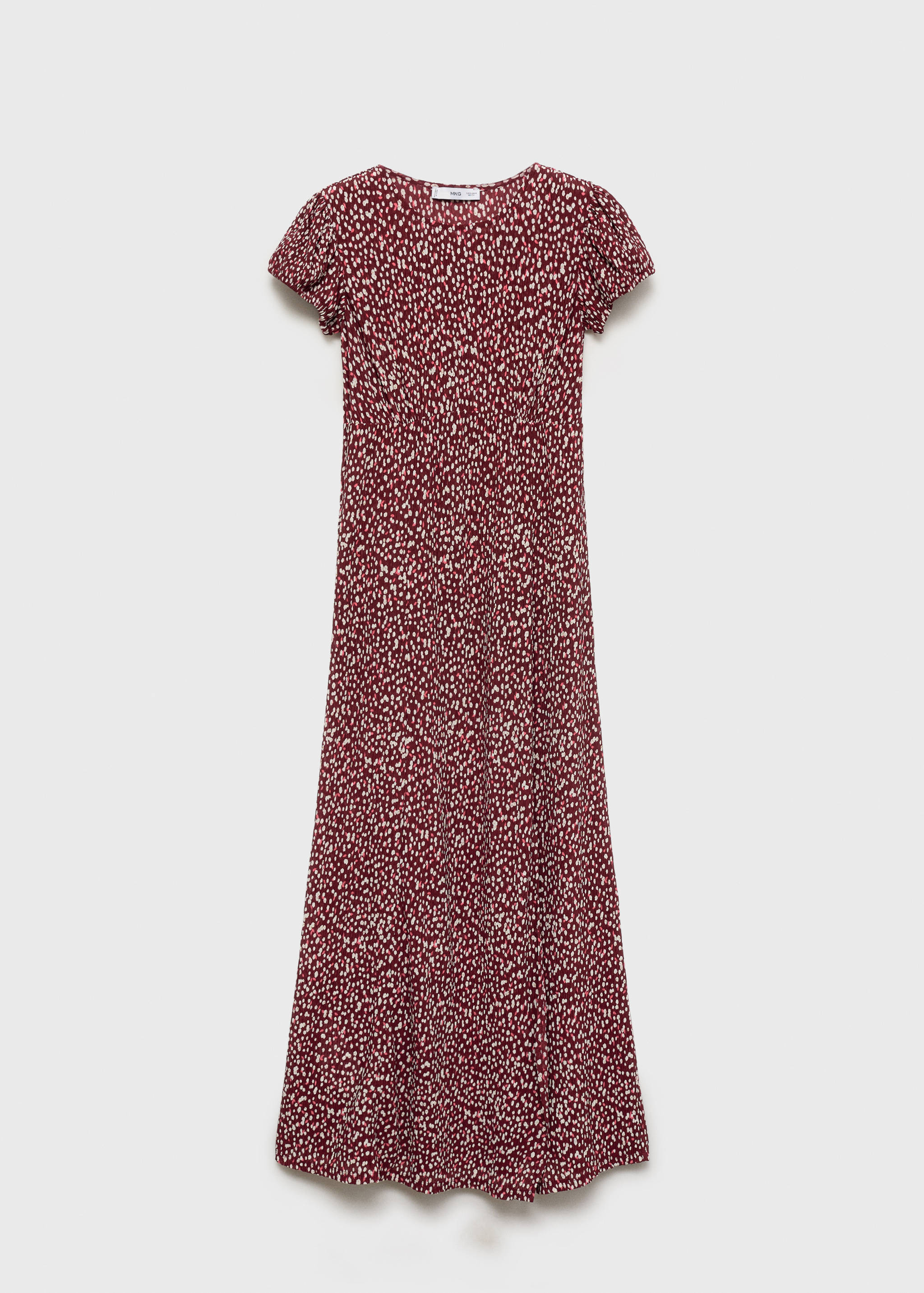 Blommig mammaklänning med tryck - Artikel utan modell