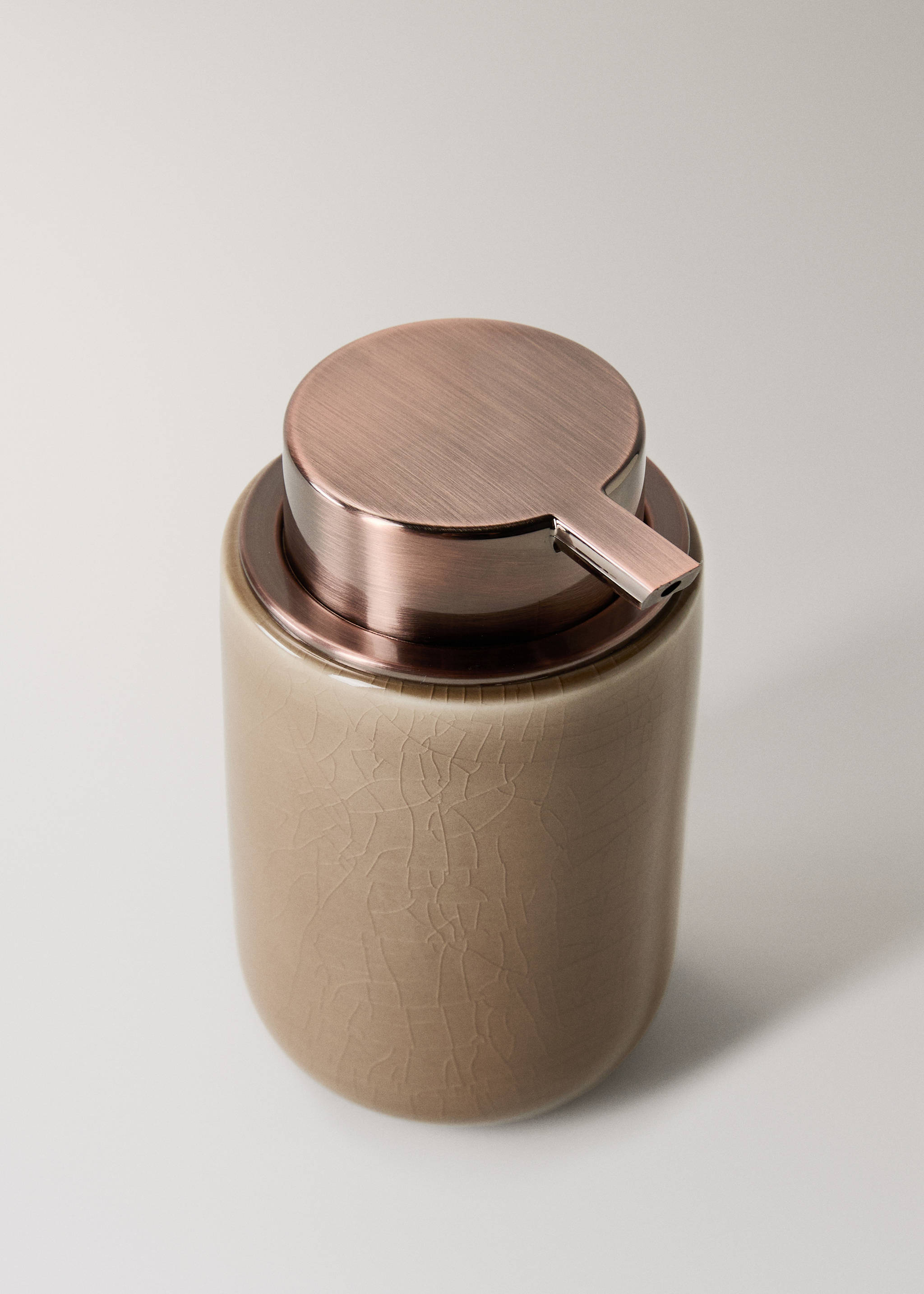 Coloured stoneware soap dispenser - Details of the article 1