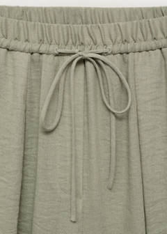 Straight textured trousers — Aqua Green 7