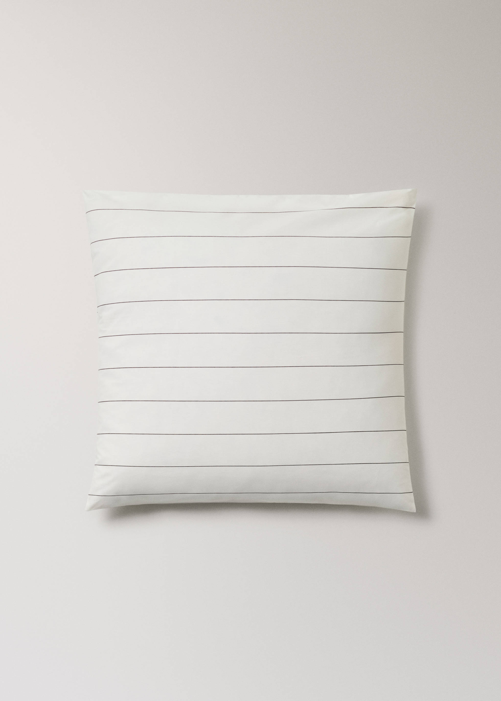 Funda coixinera cotó ratlles 60x60cm - Detall de l'article 1