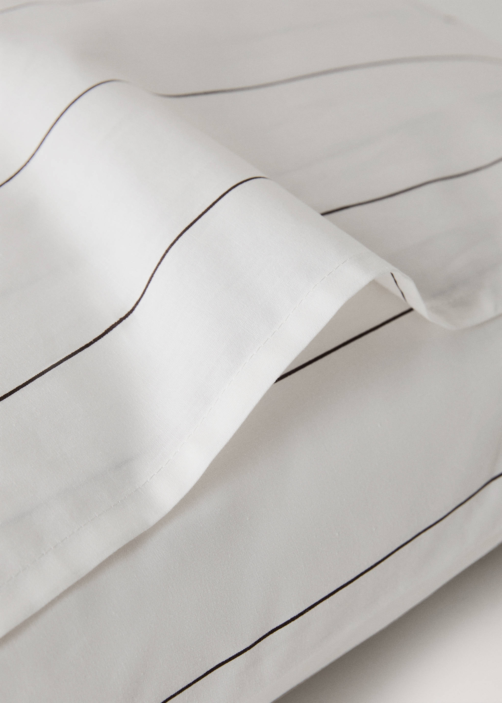 Funda coixinera cotó ratlles 60x60cm - Detall de l'article 2