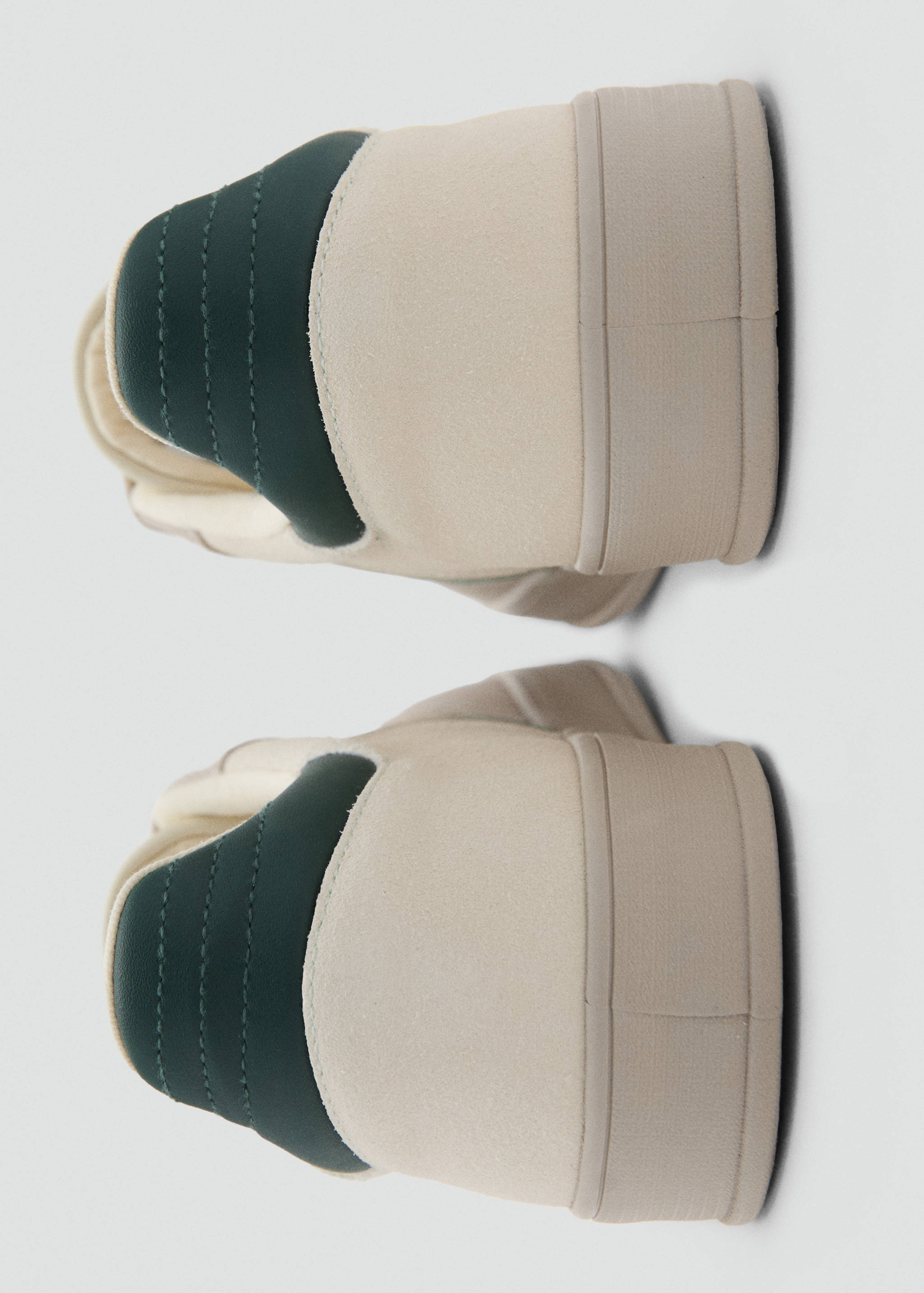 Deportivas combinadas piel serraje - Detalle del artículo 1