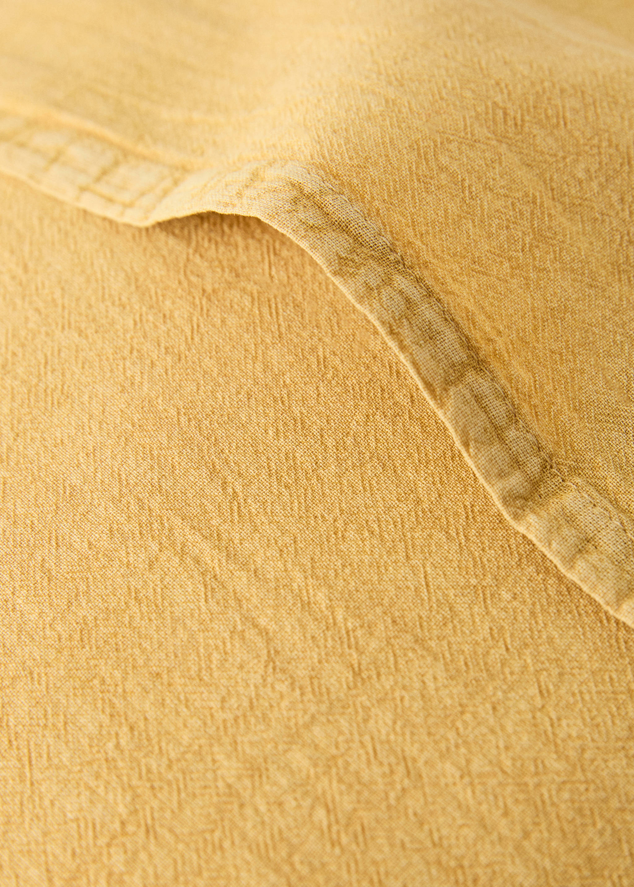 Față de pernuță din bumbac prespălat în carouri pentru copii, 40x40 cm - Detaliu al articolului 1