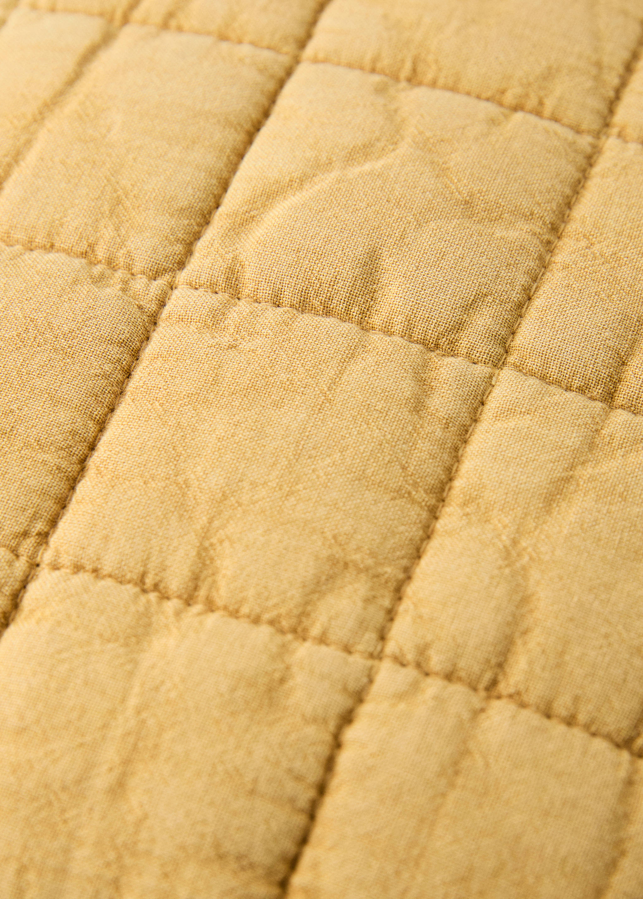 Față de pernuță din bumbac prespălat în carouri pentru copii, 40x40 cm - Detaliu al articolului 3