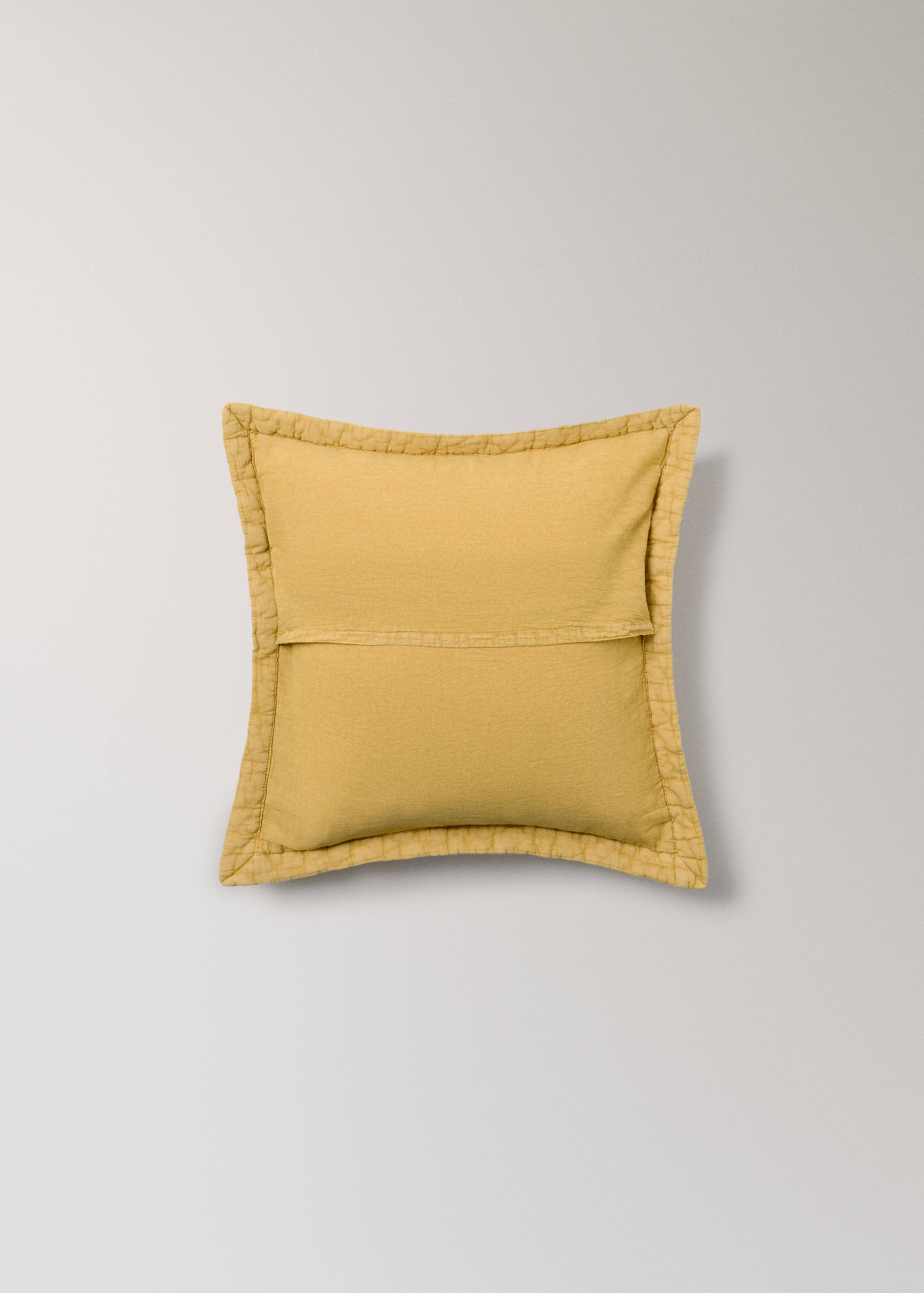 Față de pernuță din bumbac prespălat în carouri pentru copii, 40x40 cm - Detaliu al articolului 5