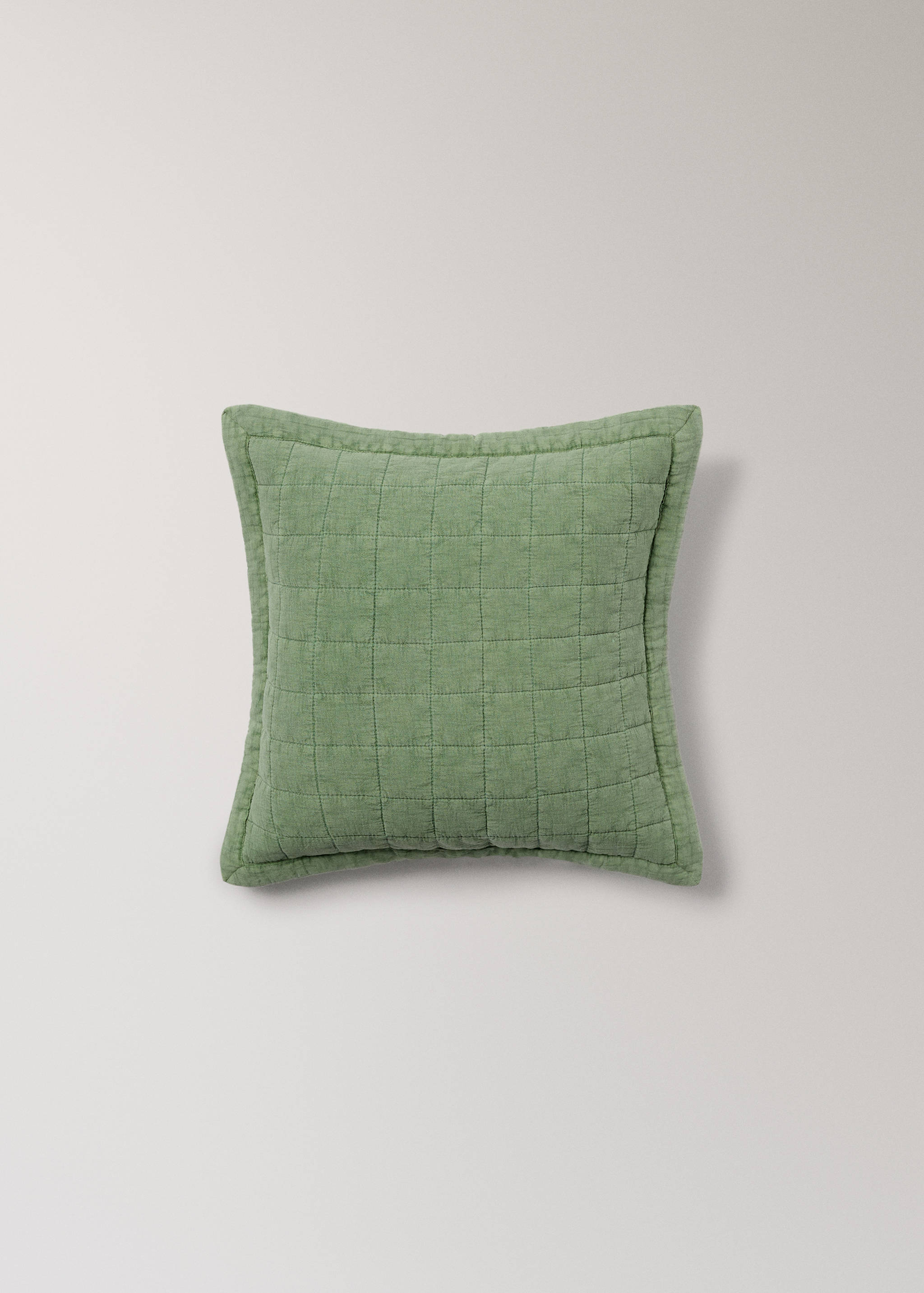 Ukrasna jastučnica od ispranog pamuka s kockicama za dječji krevetić 40 x 40 cm - Artikl bez modela