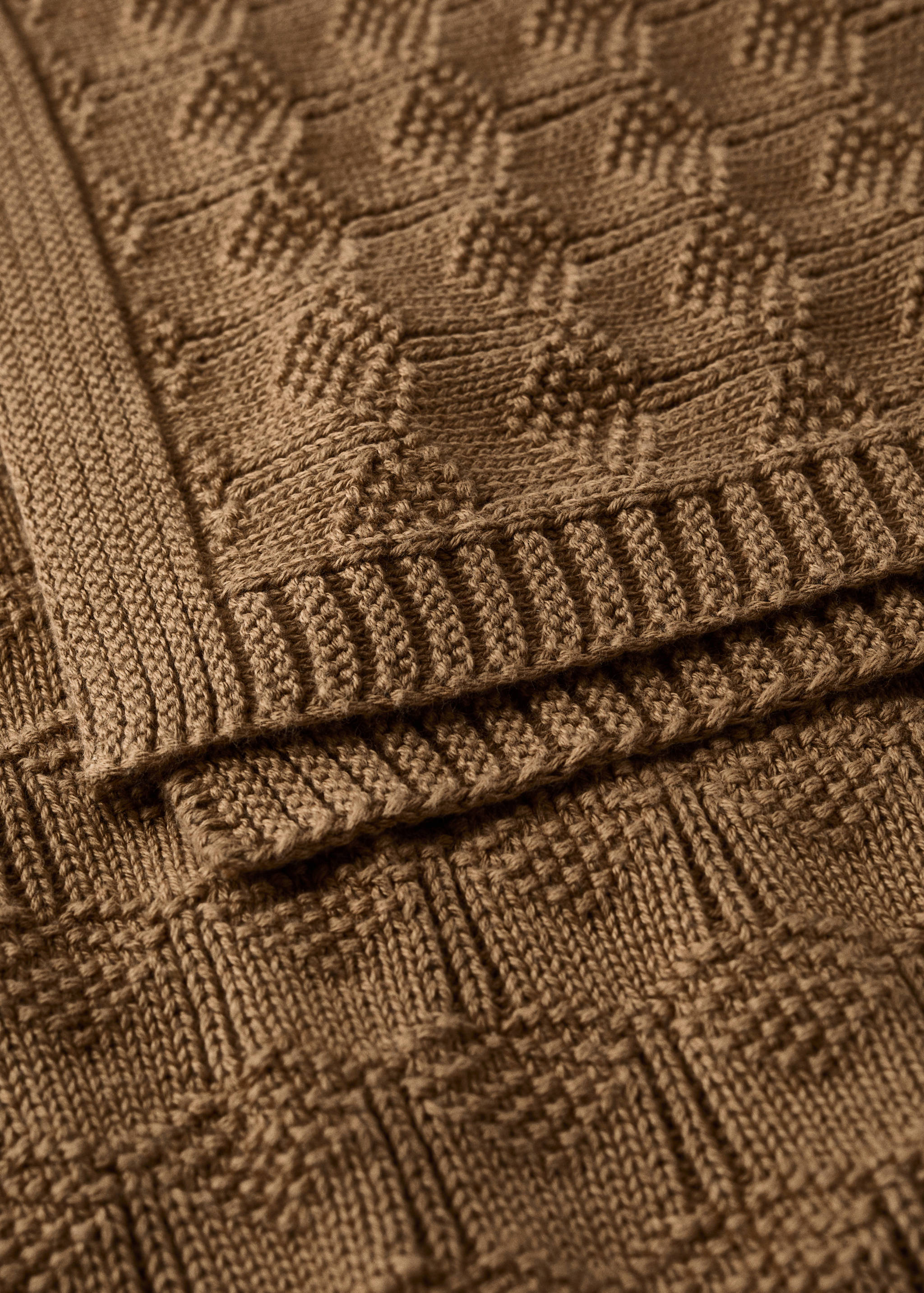 100% cotton children's blanket with eyelet detail - Details of the article 1