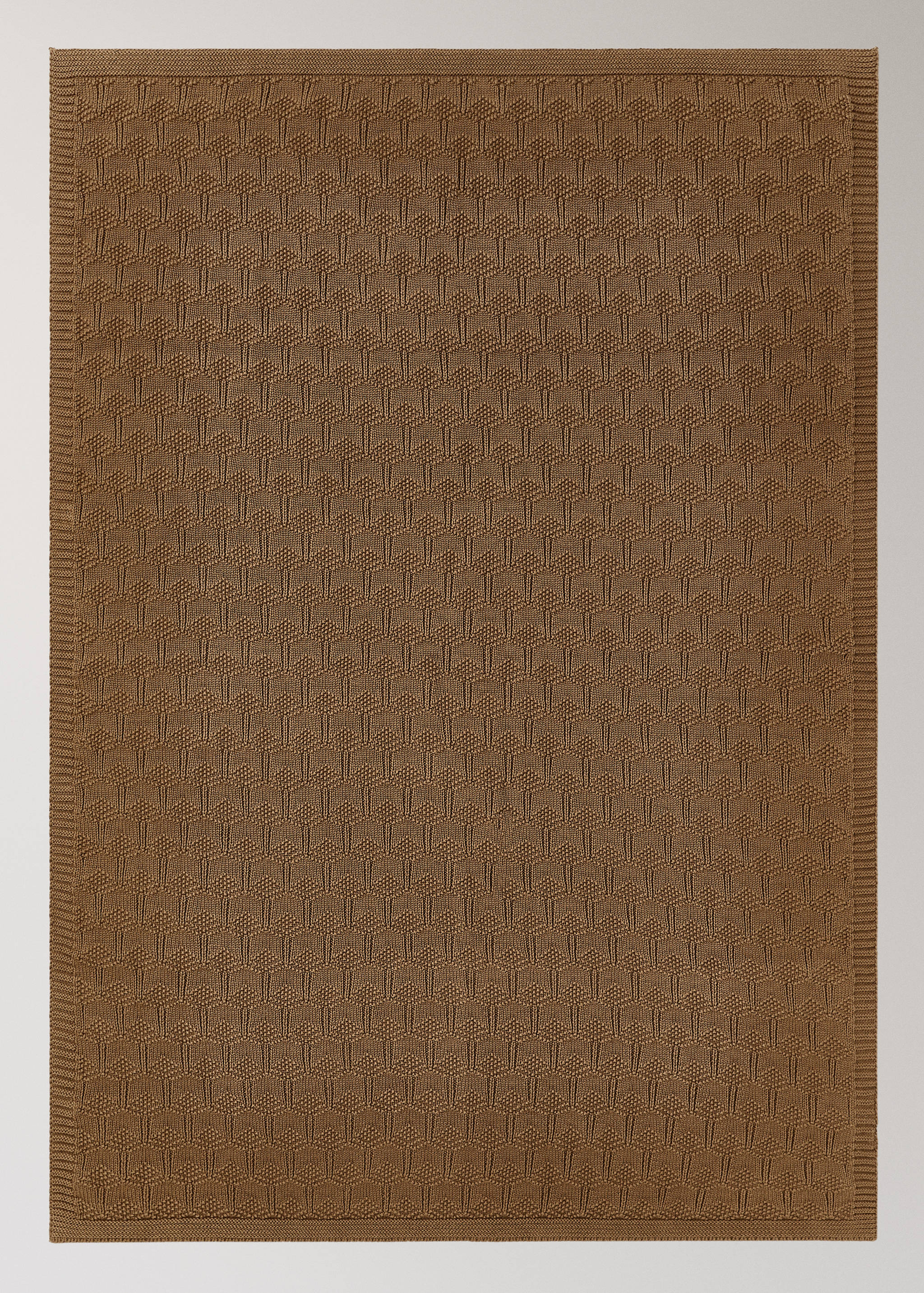 100% cotton children's blanket with eyelet detail - Details of the article 3