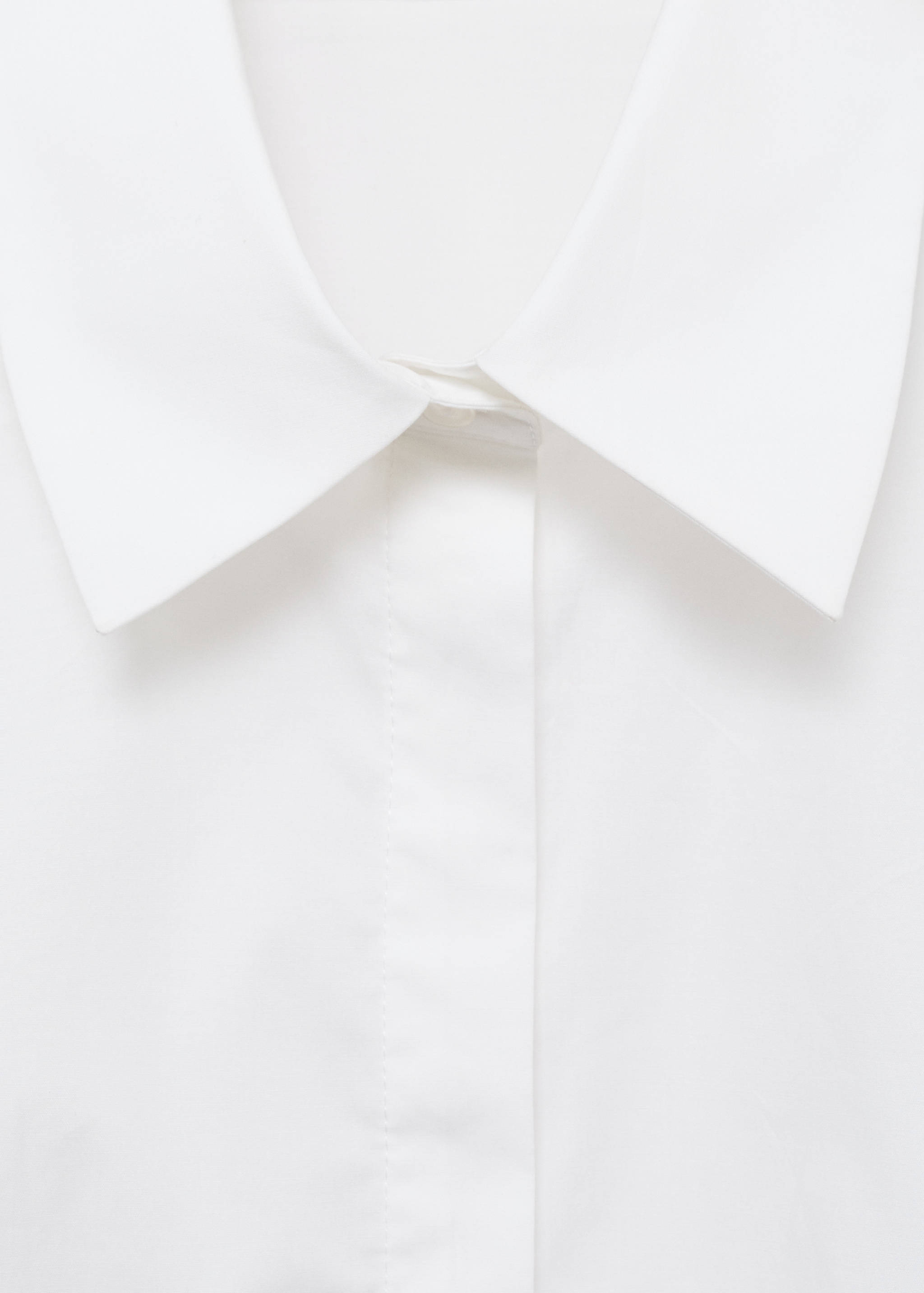 Slim-fit poplin shirt - Details of the article 8