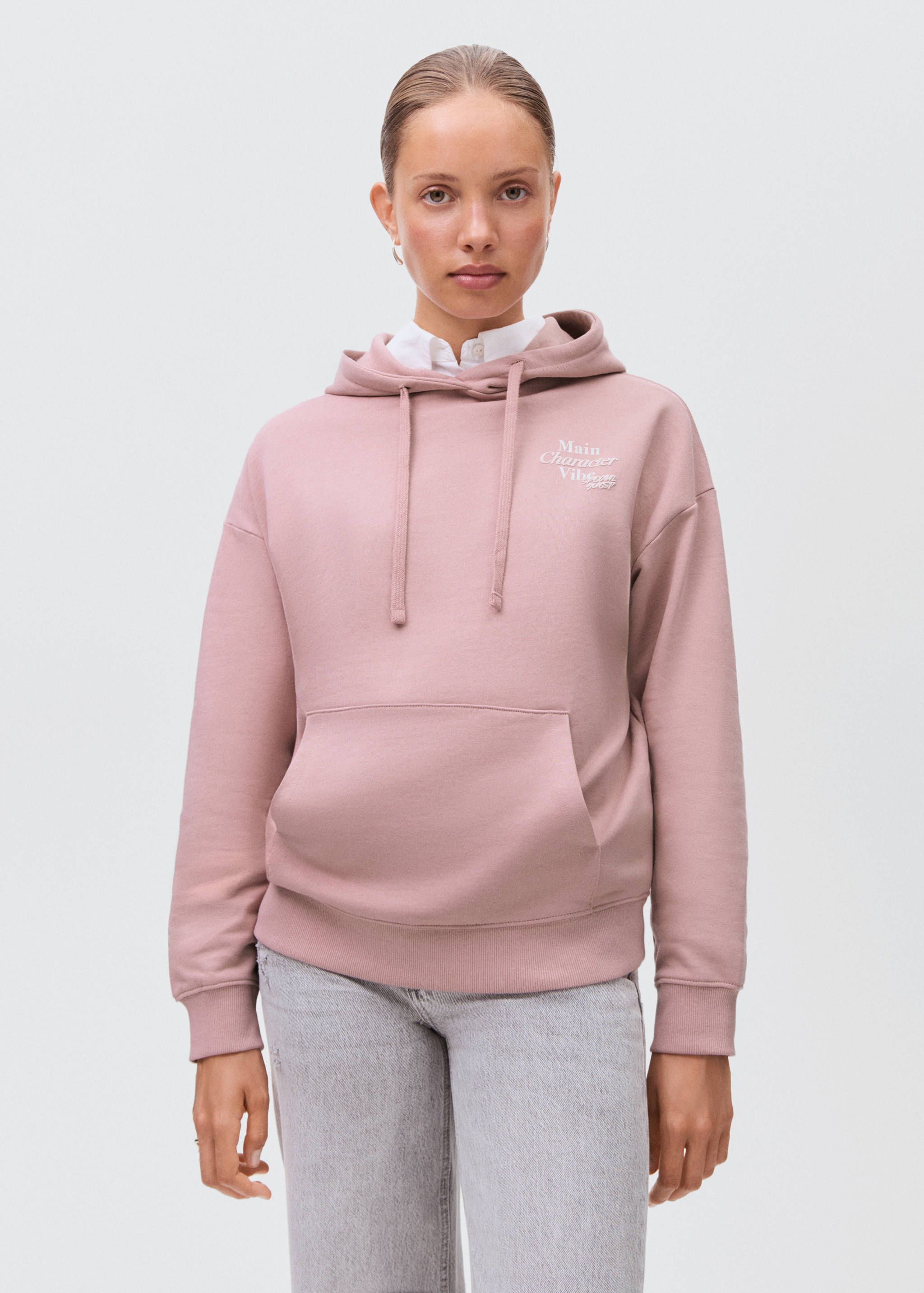 Printed hoodie - Medium plane