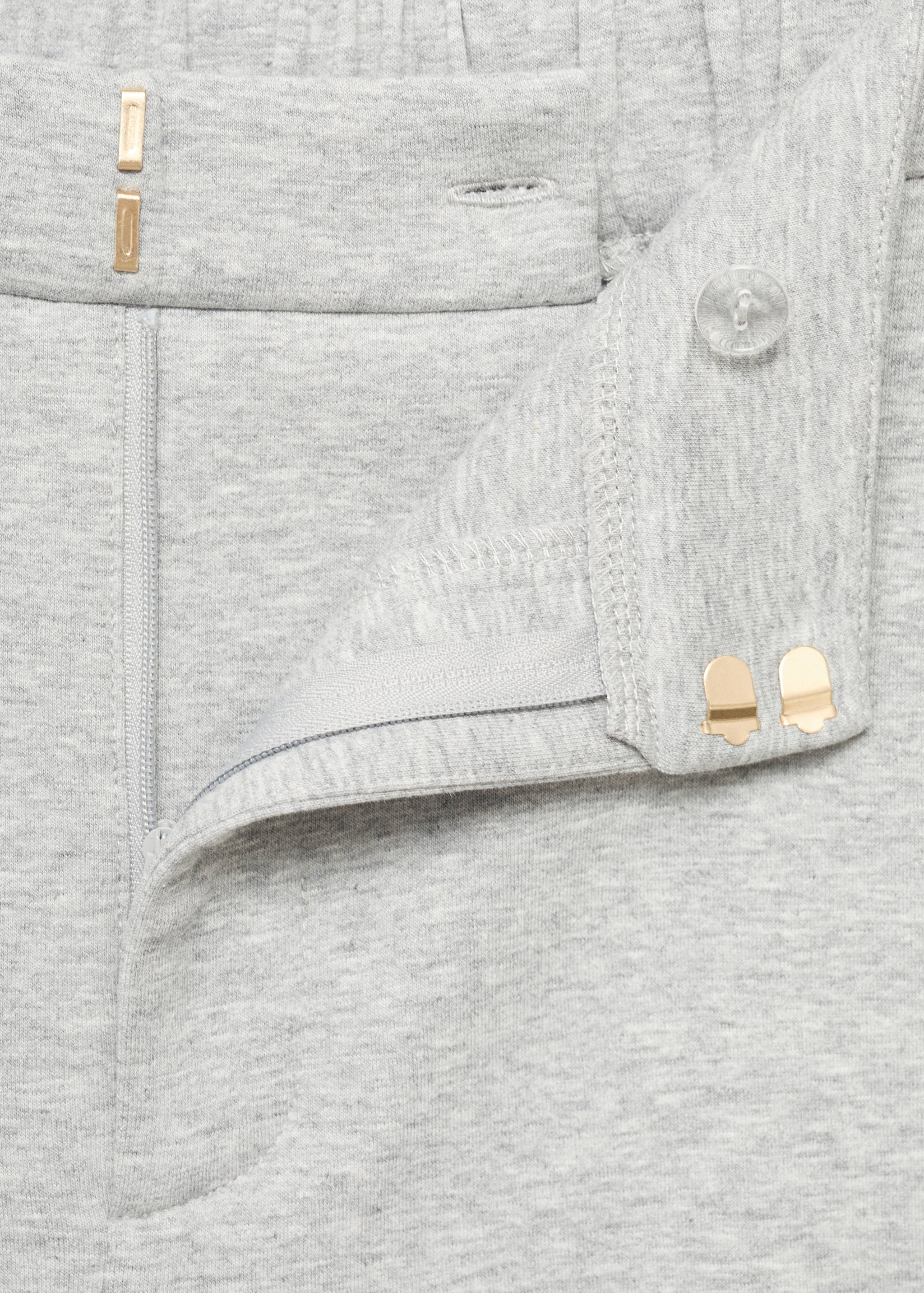 Straight-fit pants with elastic waist - Details of the article 8