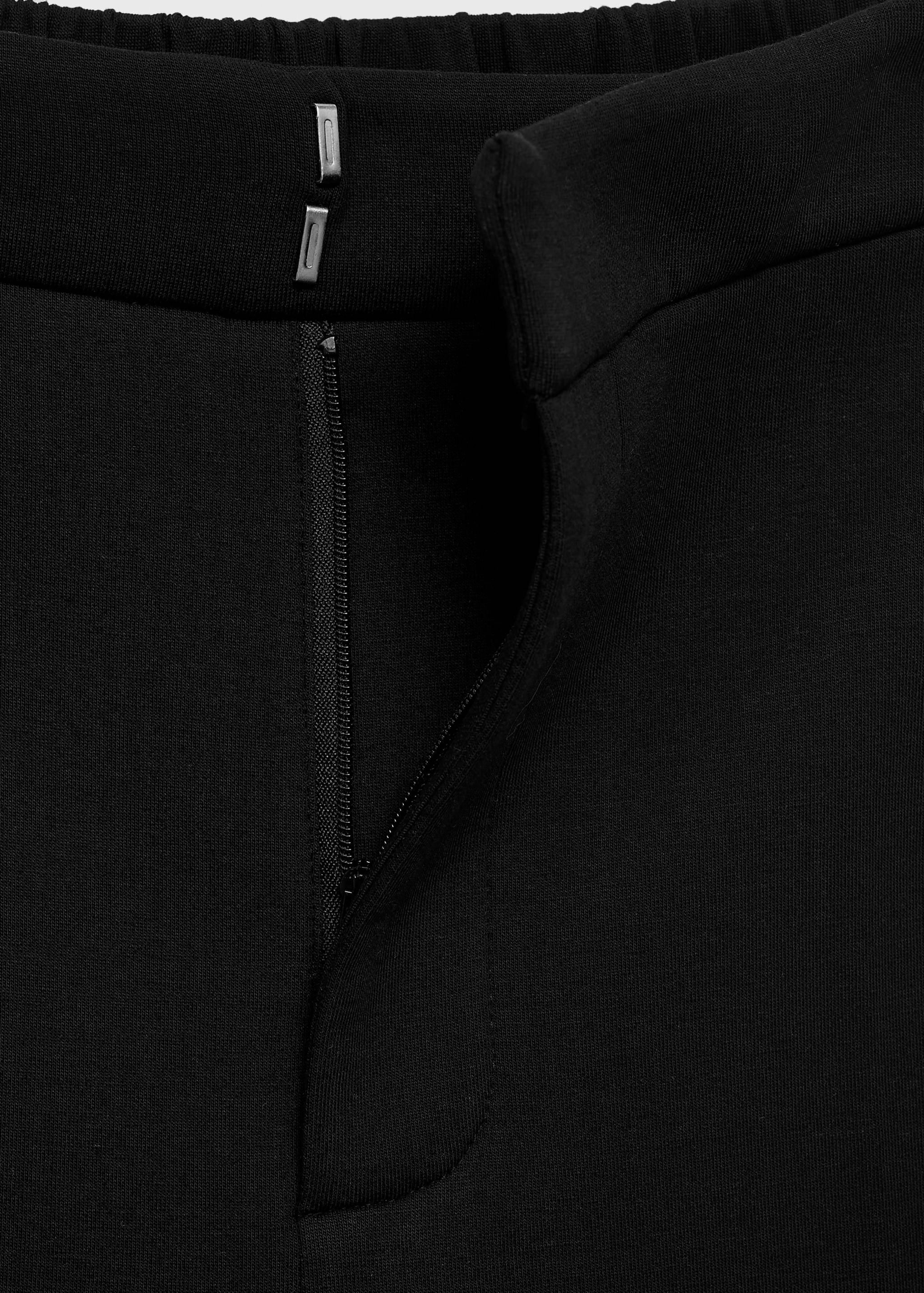 Straight-fit pants with elastic waist - Details of the article 8