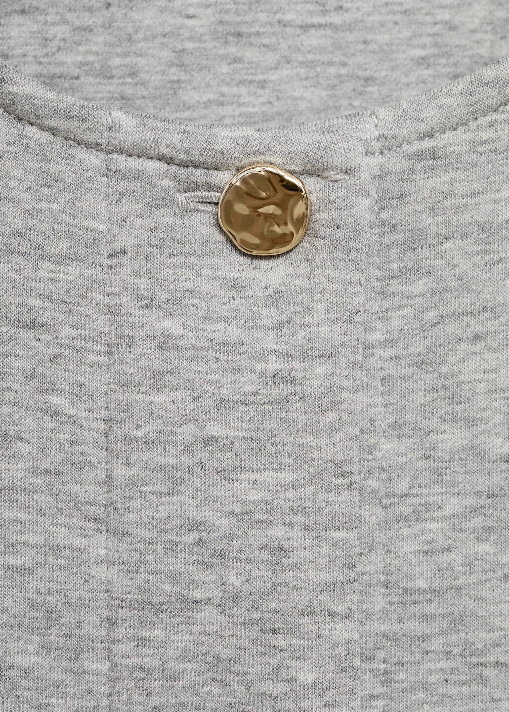 Cotton cropped jacket with pockets - Details of the article 8