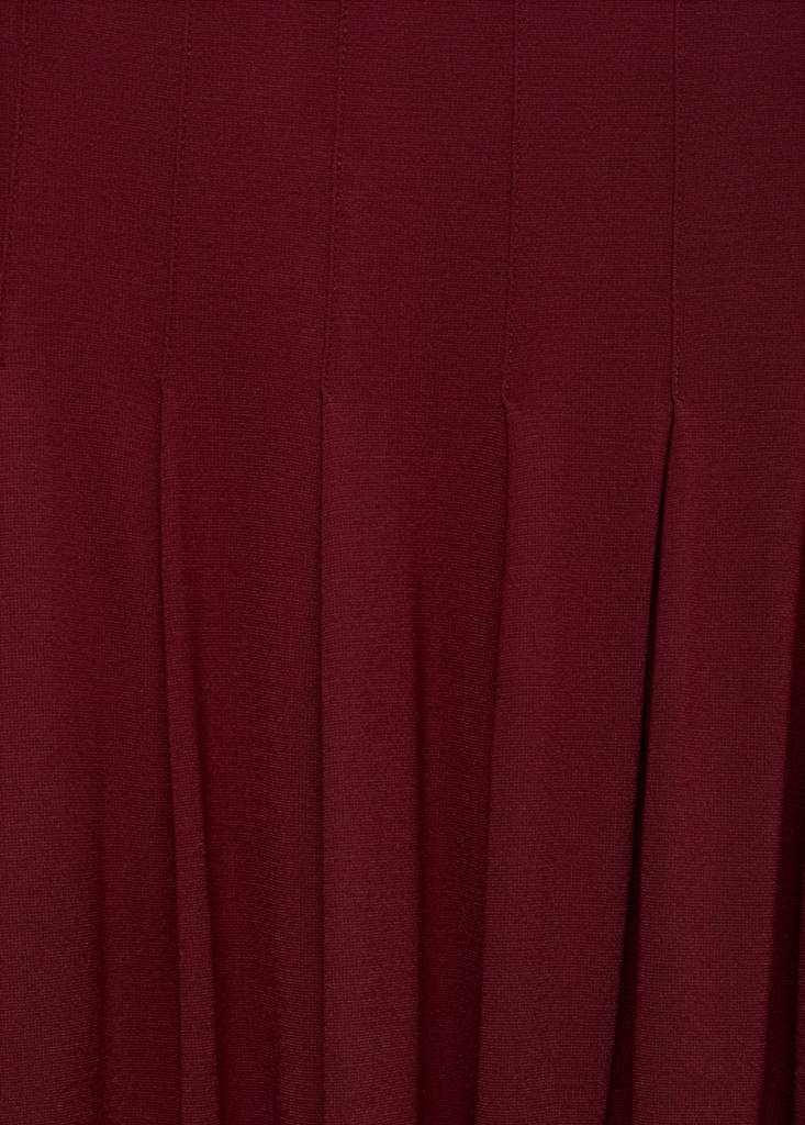 Plank midi-skirt — Burgundy