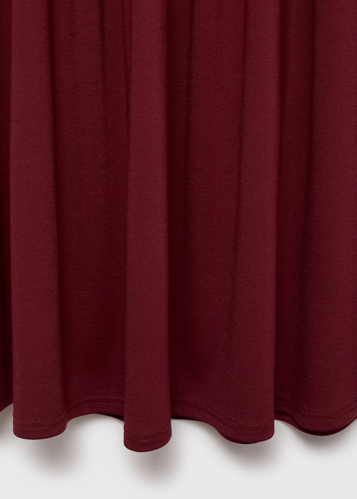 Plank midi-skirt — Burgundy