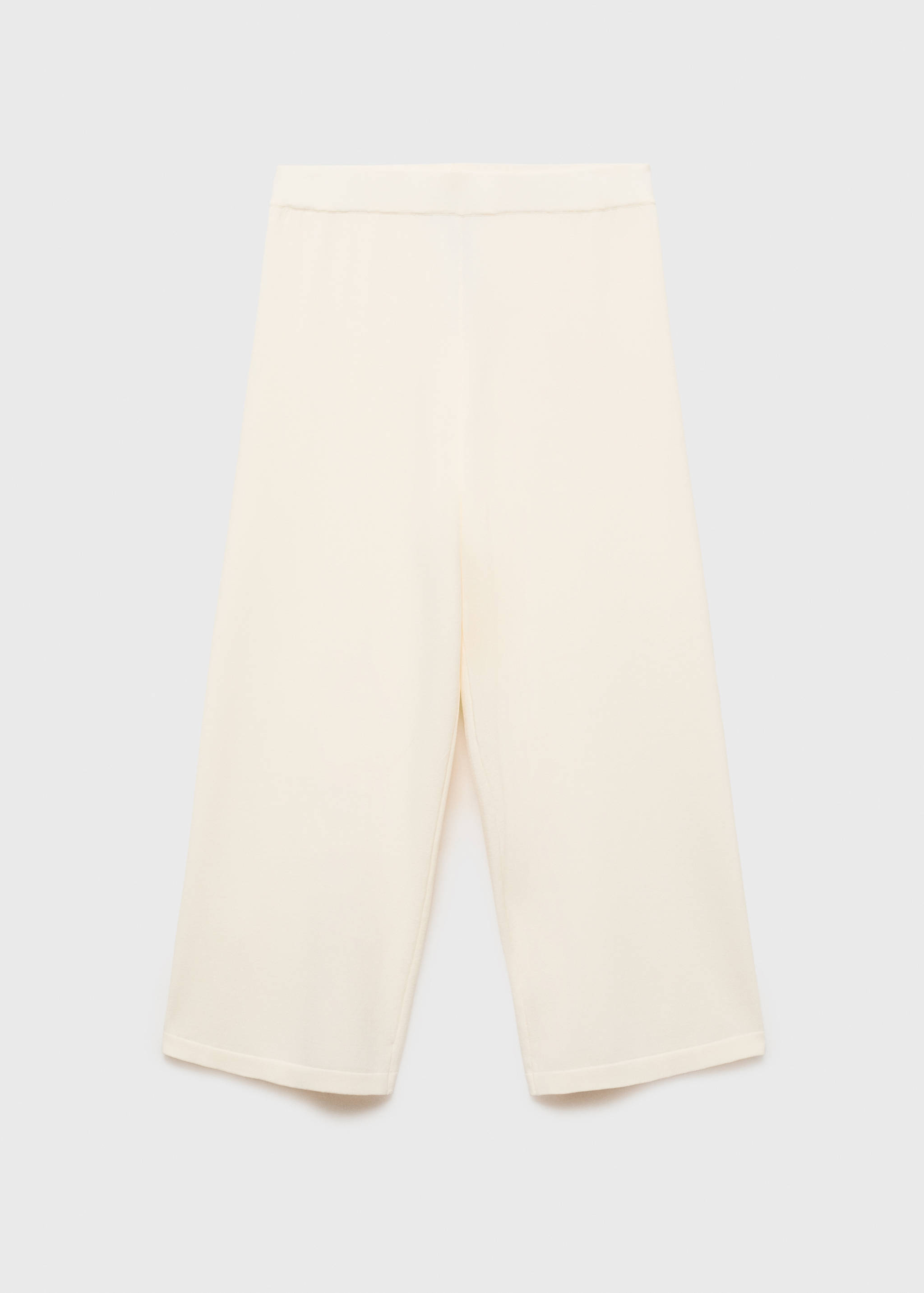 Crop knit trousers - Article without model
