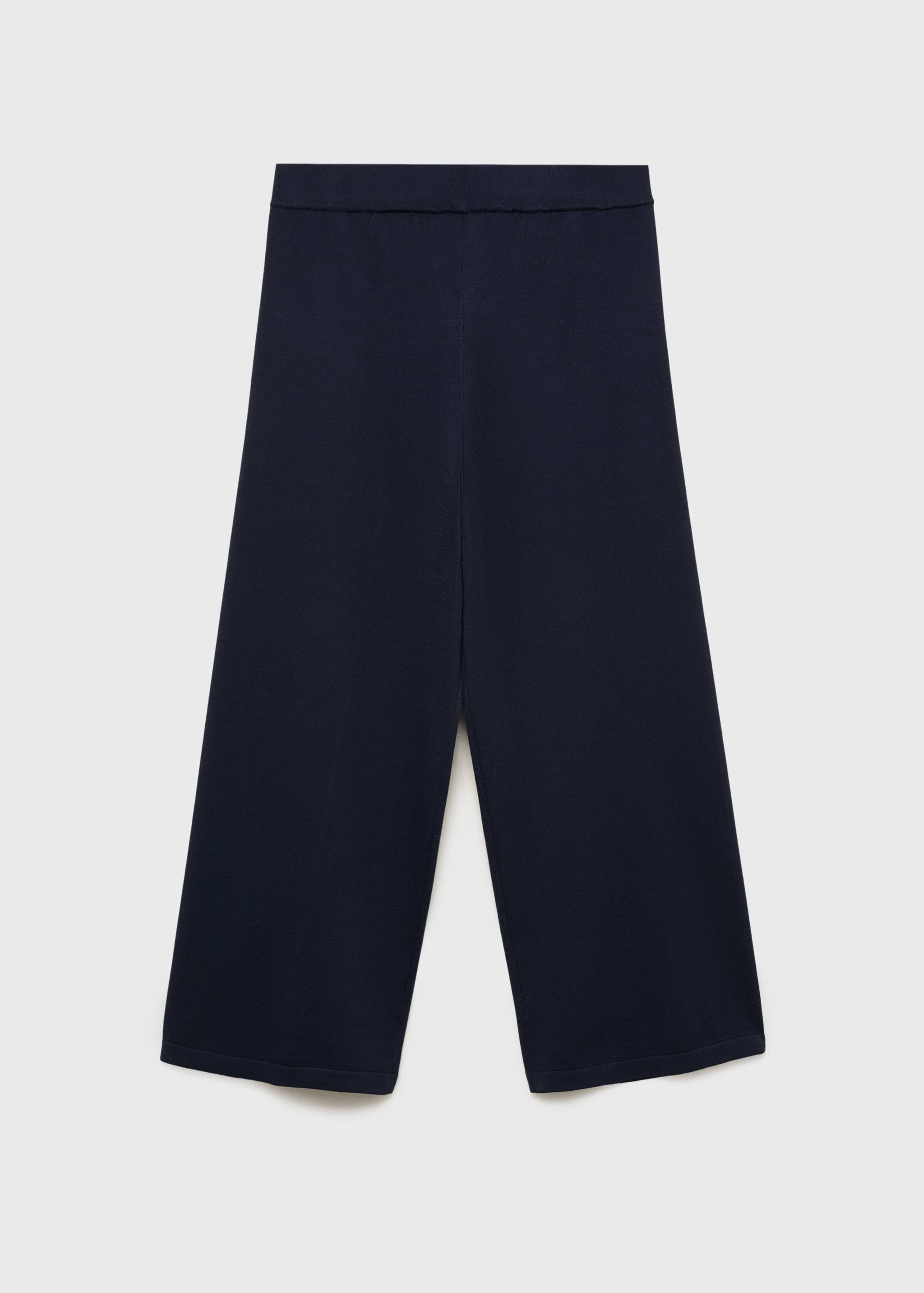 Crop knit trousers - Article without model