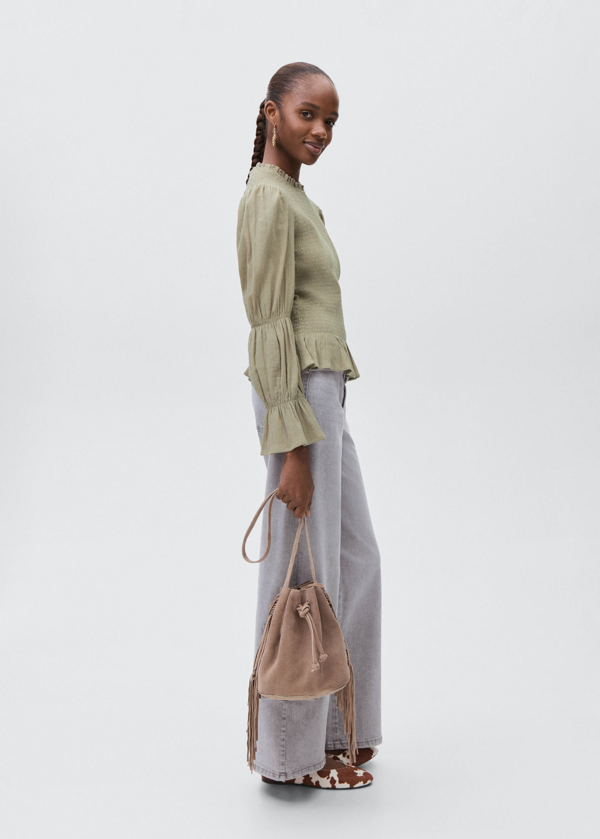 Μπλούζα σούρα βολάν - Γενικό πλάνο