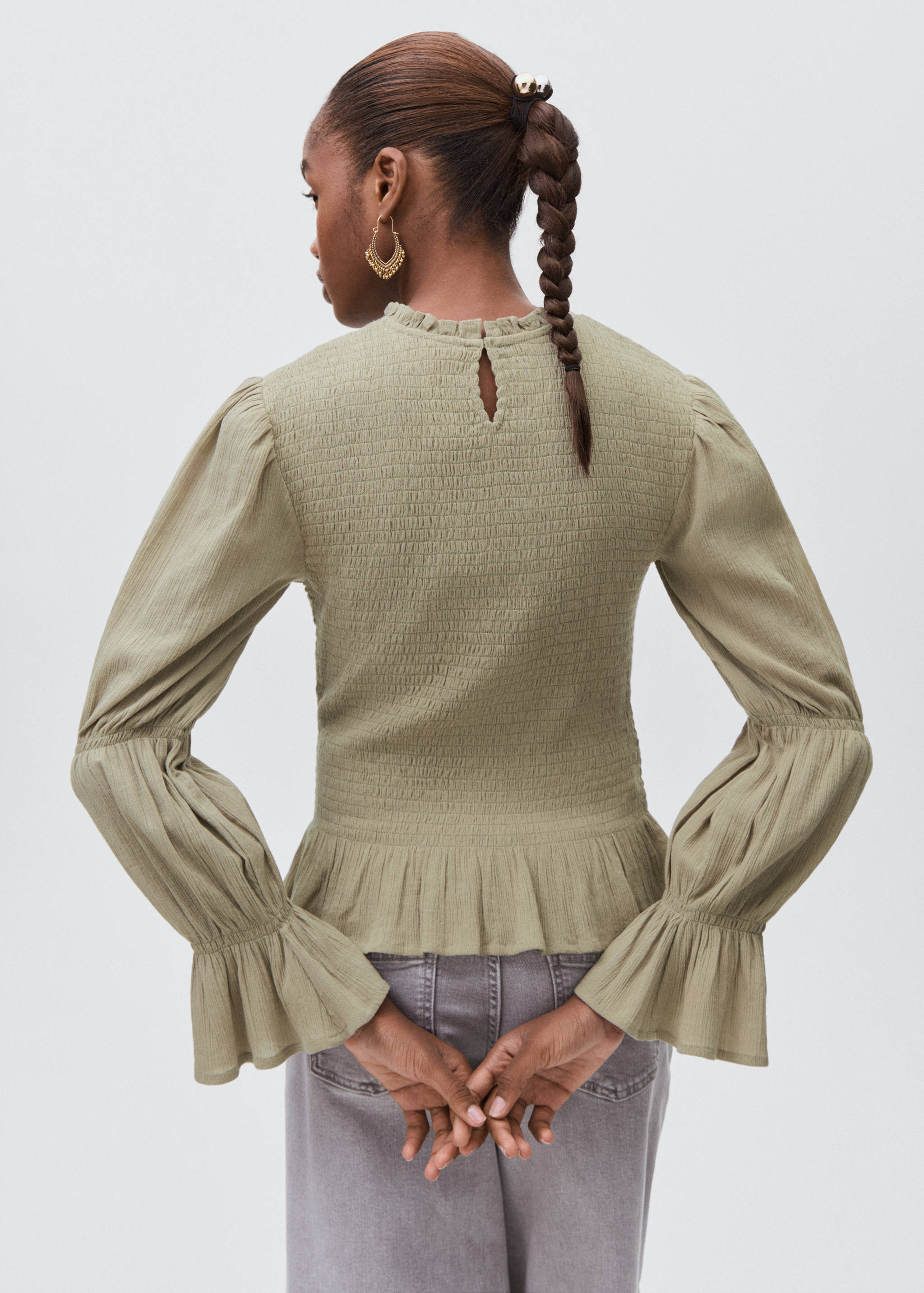 Μπλούζα σούρα βολάν - Πίσω όψη προϊόντος