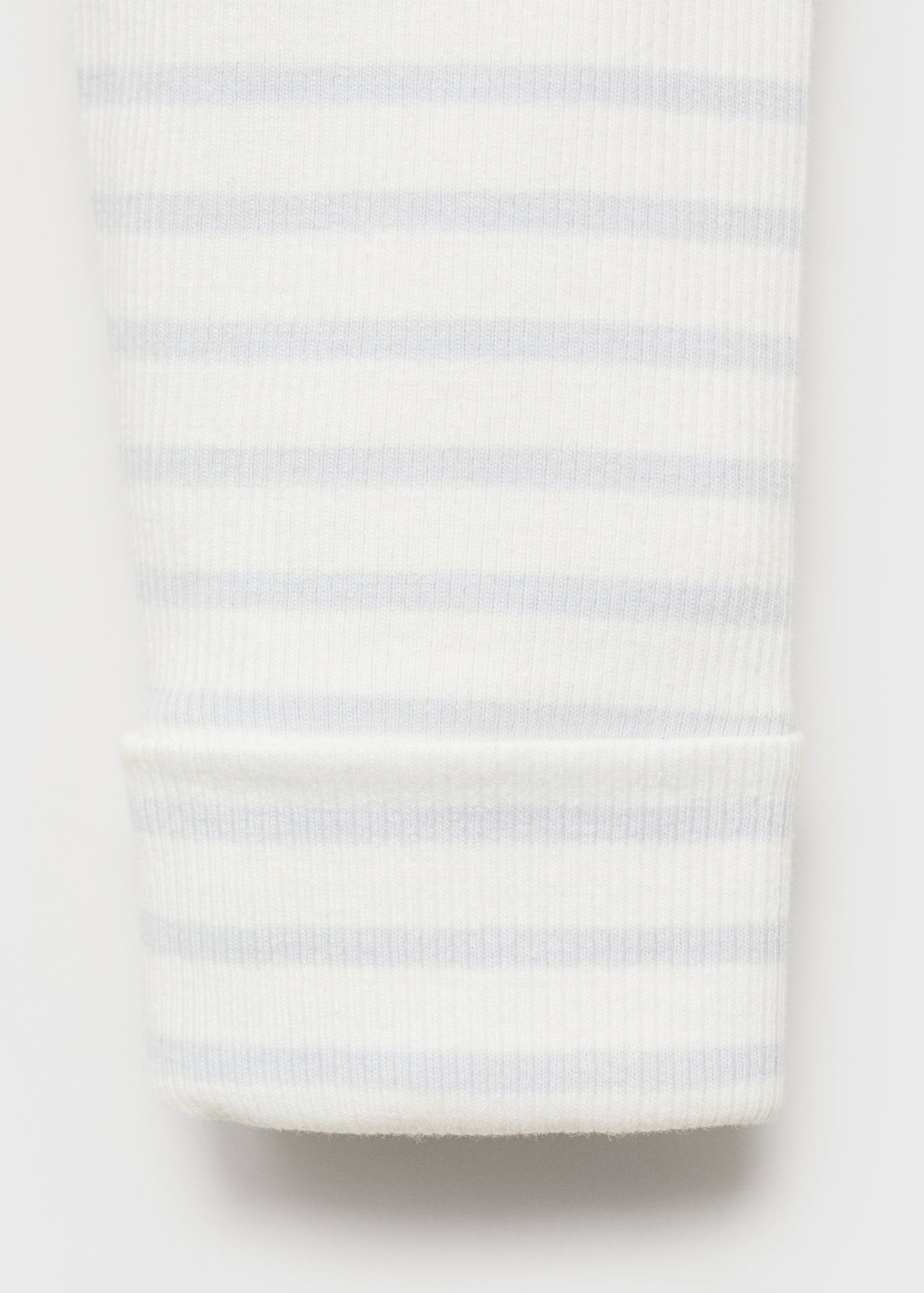Stripped cotton leggings - Details of the article 0